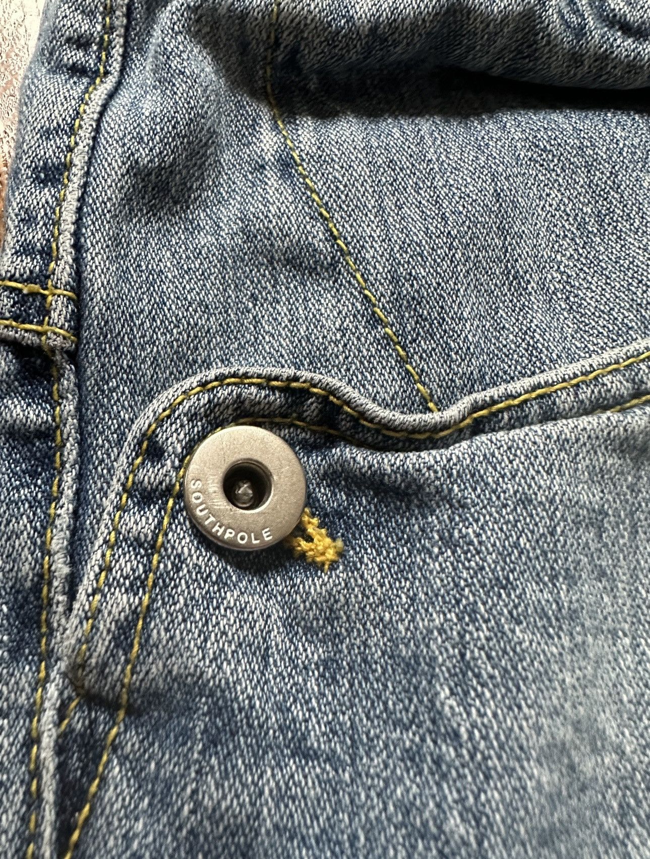 Southpole Vintage Y2K Southpole Embroidered Baggy Denim Jeans Size US 36 / EU 52 - 8 Thumbnail