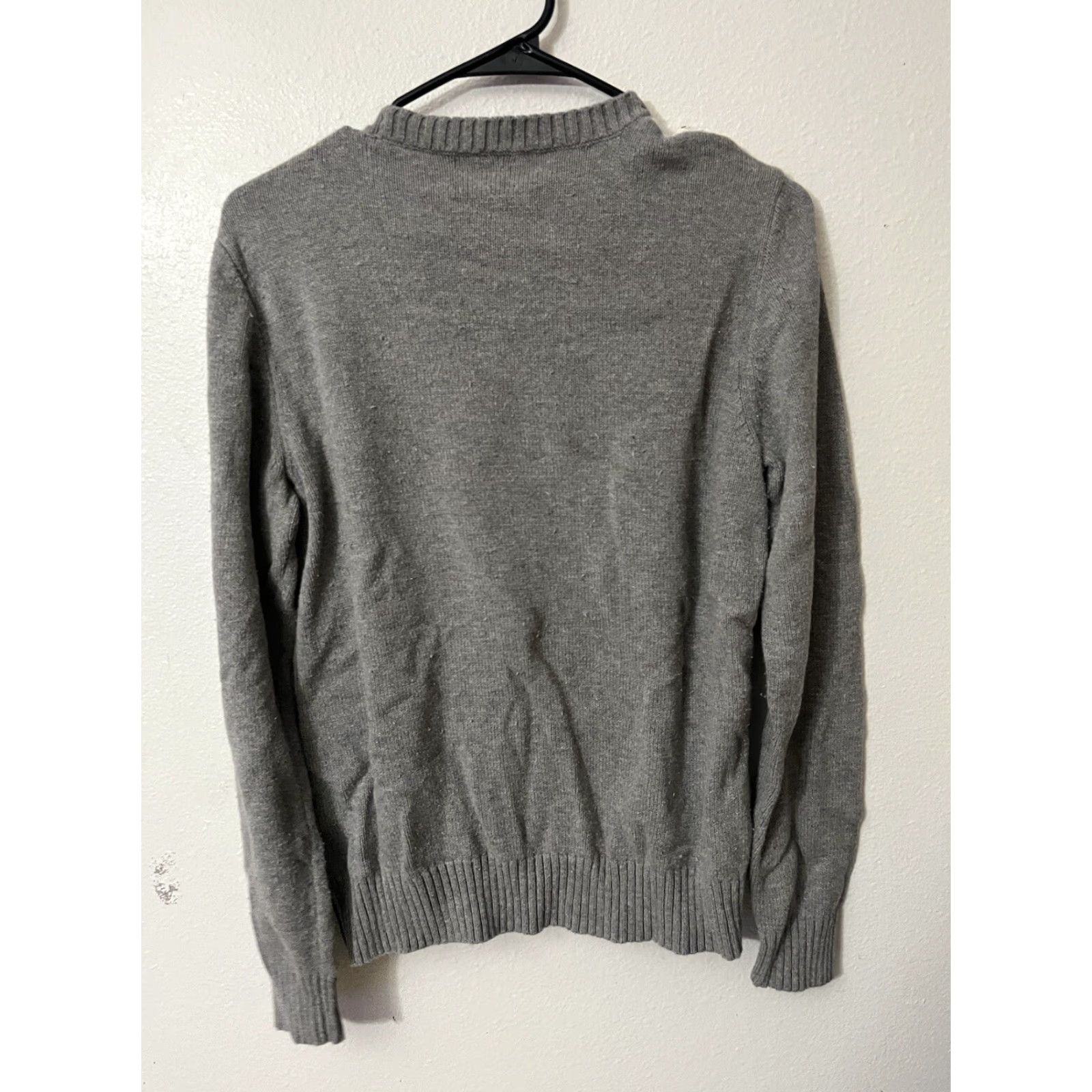 Chaps VINTAGE Chaps Crew Neck Sweater Shirt XL Gray Cream Stripes Mens Size US XL / EU 56 / 4 - 2 Thumbnail