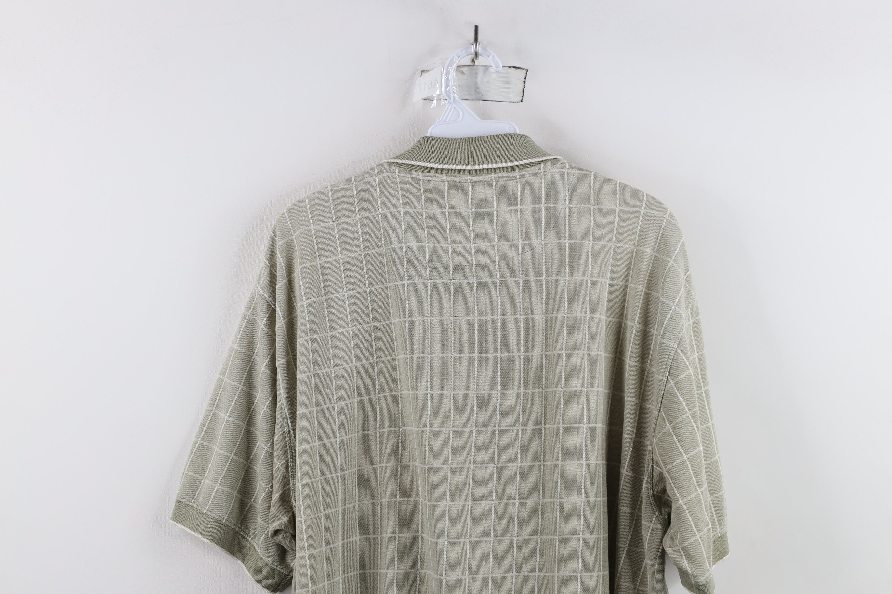 Vintage Vintage 90s Streetwear Checkered Collared Golf Polo Shirt Size US L / EU 52-54 / 3 - 12 Thumbnail