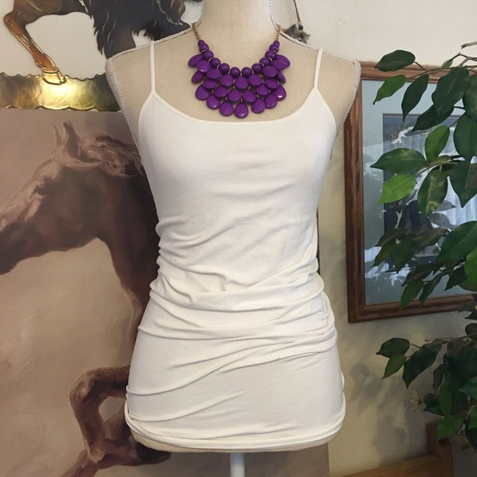 Jewelry Bright purple multi layer beaded necklace Size ONE SIZE - 3 Thumbnail