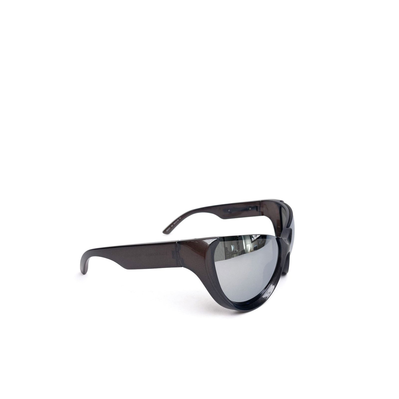 Balenciaga Dark Grey Mirror Lens Expander Sunnies Size ONE SIZE - 2 Thumbnail