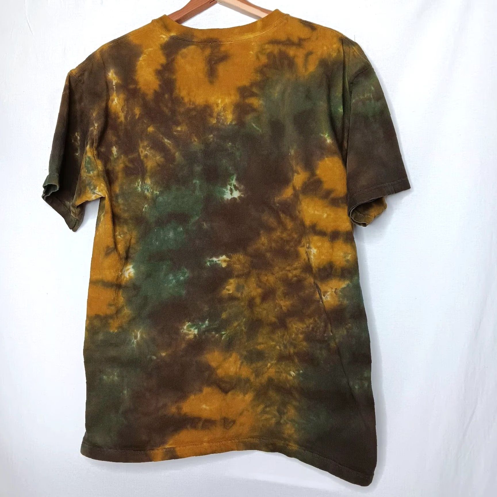 Liquid Blue VINTAGE Liquid Blue KISS Shirt Detroit Rock City Tie Dye Short Sleeve Crew Neck L Brown/Gold Mens Large Band T-Shirt Size US L / EU 52-54 / 3 - 3 Thumbnail