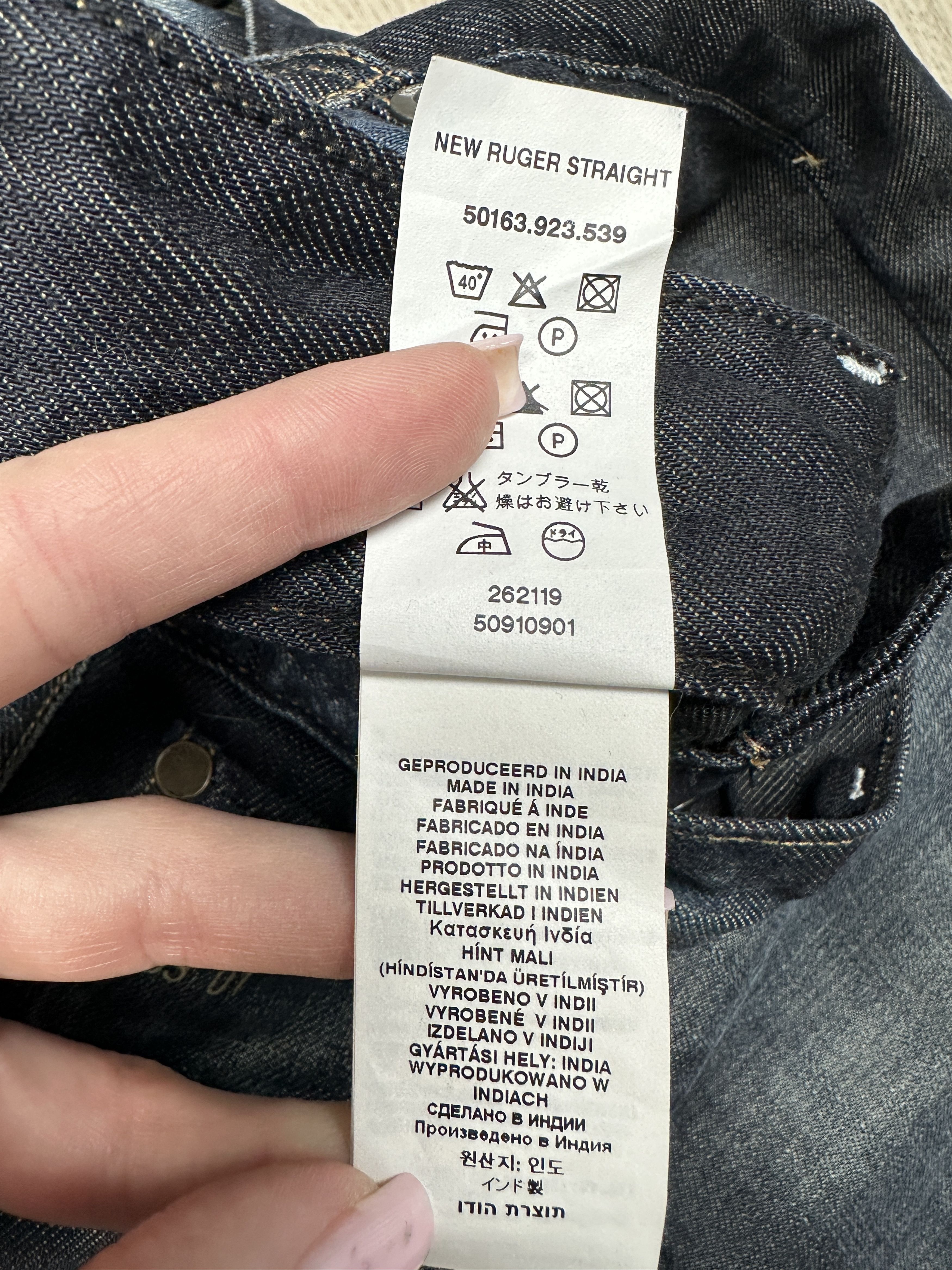 G-Star G Star Raw Mens New Ruger Straight Denim Pants Jeans Size US 34 / EU 50 - 4 Thumbnail