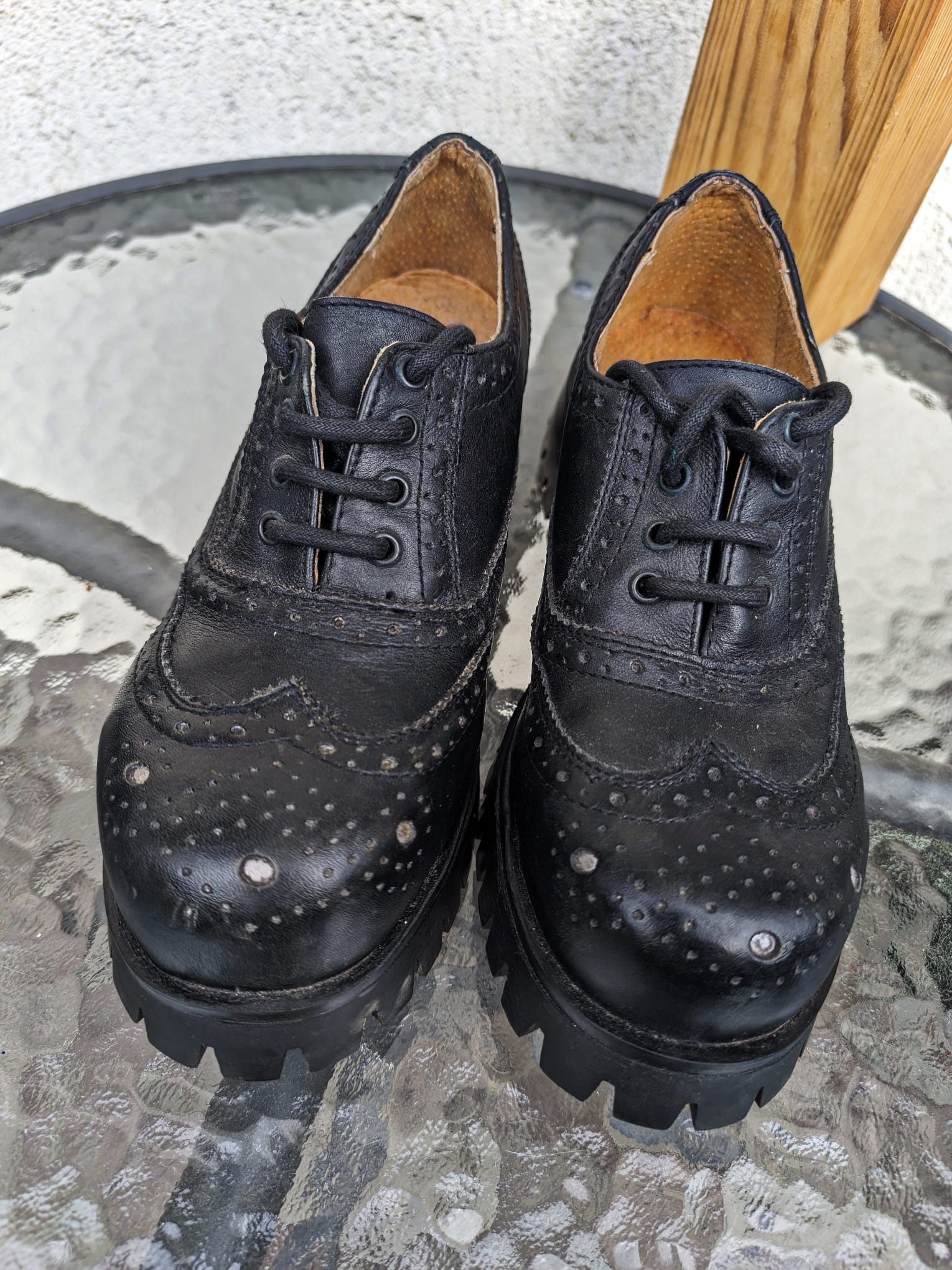 Japanese Brand × Seditionaries chunky rare england punk heavy steel cap leather shoes Size US 7 / IT 37 - 2 Thumbnail