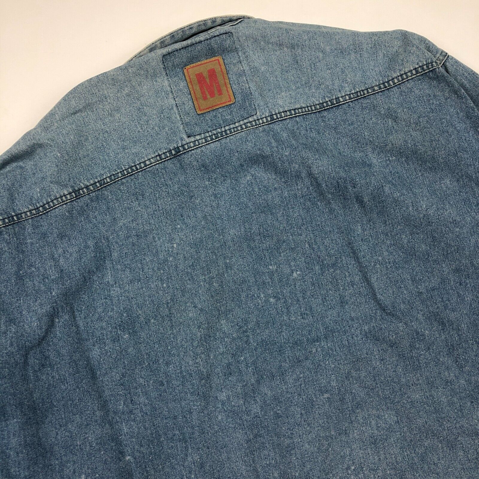 Vintage vintage 90s Made In USA Mossimo Blue Denim Jacket Medium Size US M / EU 48-50 / 2 - 10 Thumbnail