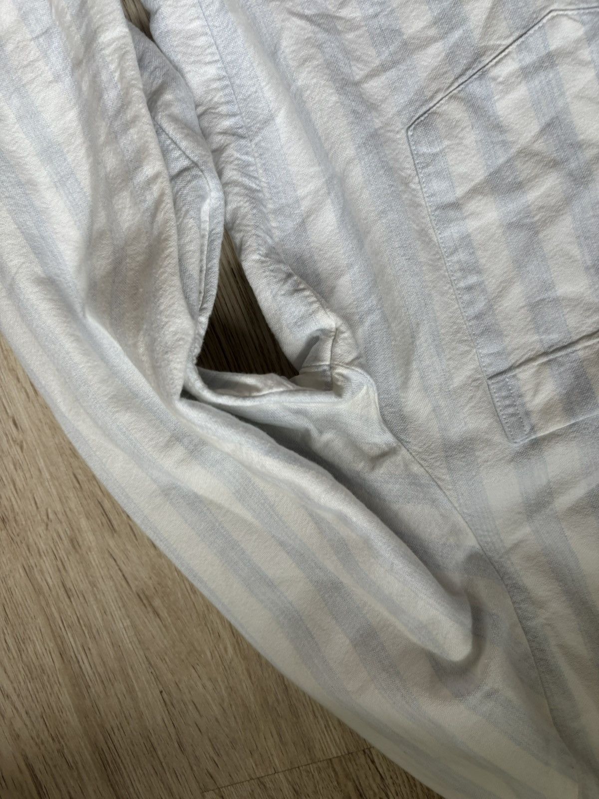 Our Legacy Our Legacy Men’s Shirt Size 46 Blue White Stripe Cotton Size US S / EU 44-46 / 1 - 10 Thumbnail