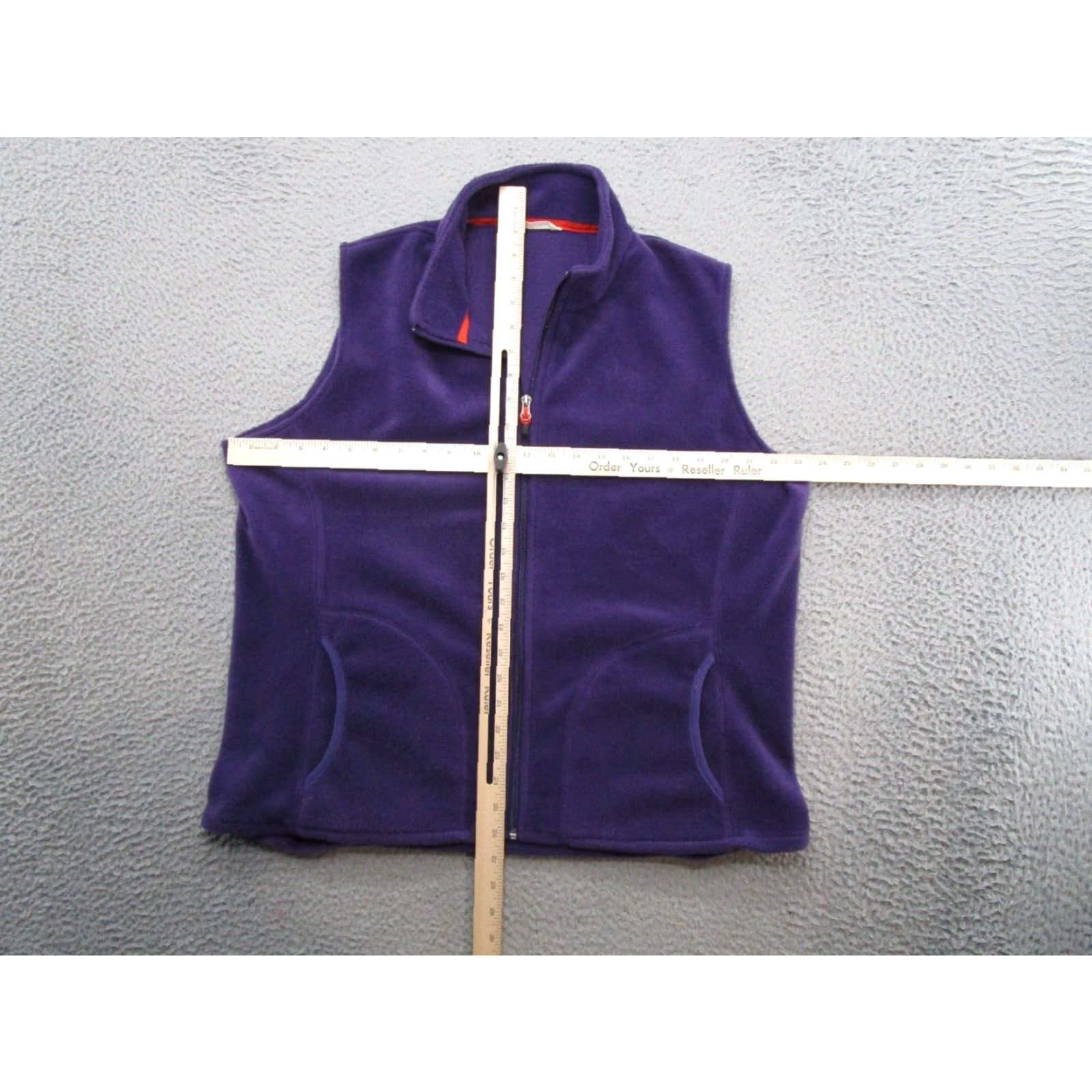 Vintage Woolrich Vest Purple Fleece Full Zip XS? Size XL / US 12-14 / IT 48-50 - 5 Thumbnail