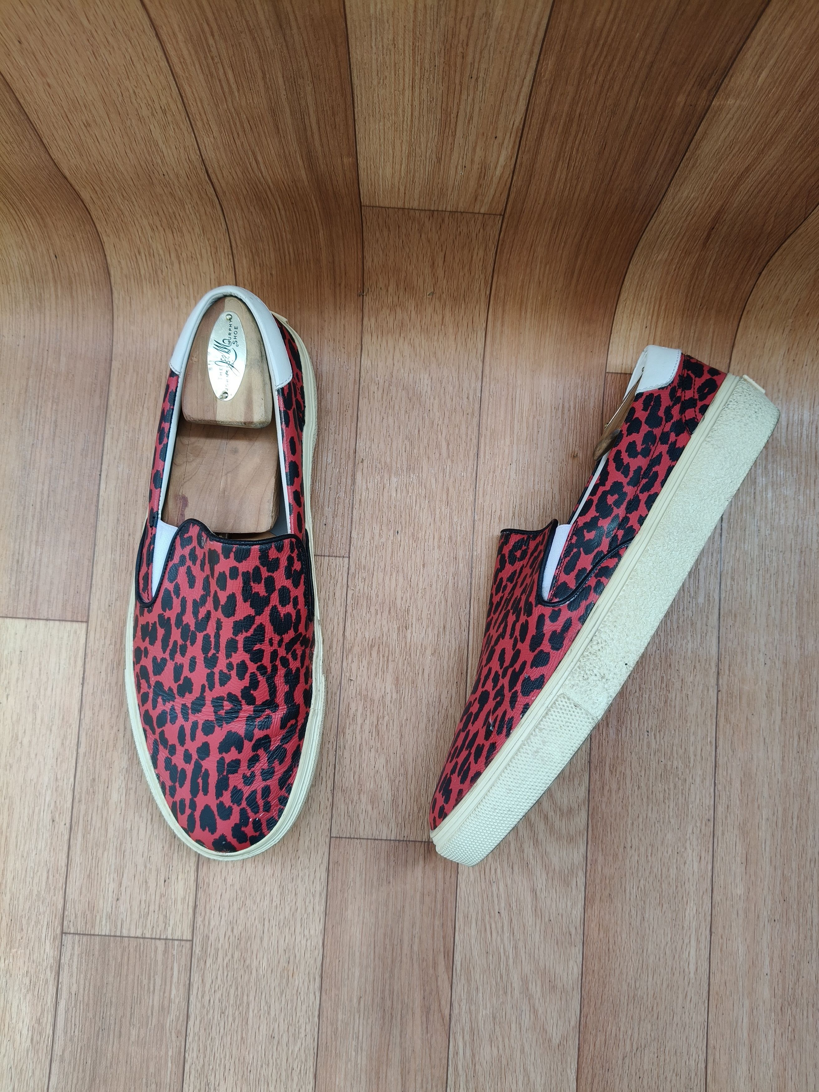 Saint Laurent Paris 🩸🎱 Saint Laurent red babycat Size US 8 / EU 41 - 5 Thumbnail