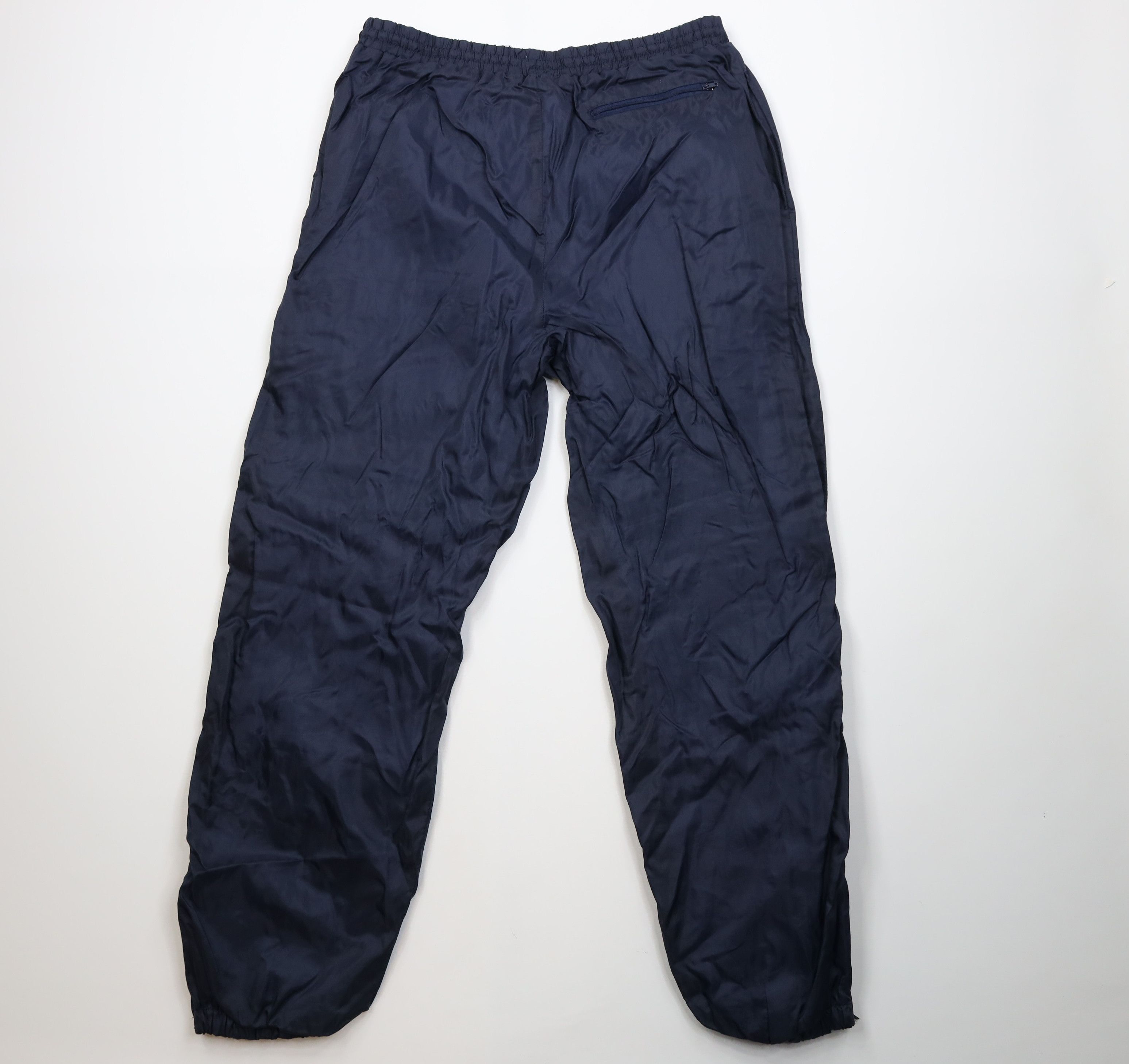 Vintage Vintage 90s University of Michigan Lined Joggers Pants Blue Size US 36 / EU 52 - 11 Thumbnail