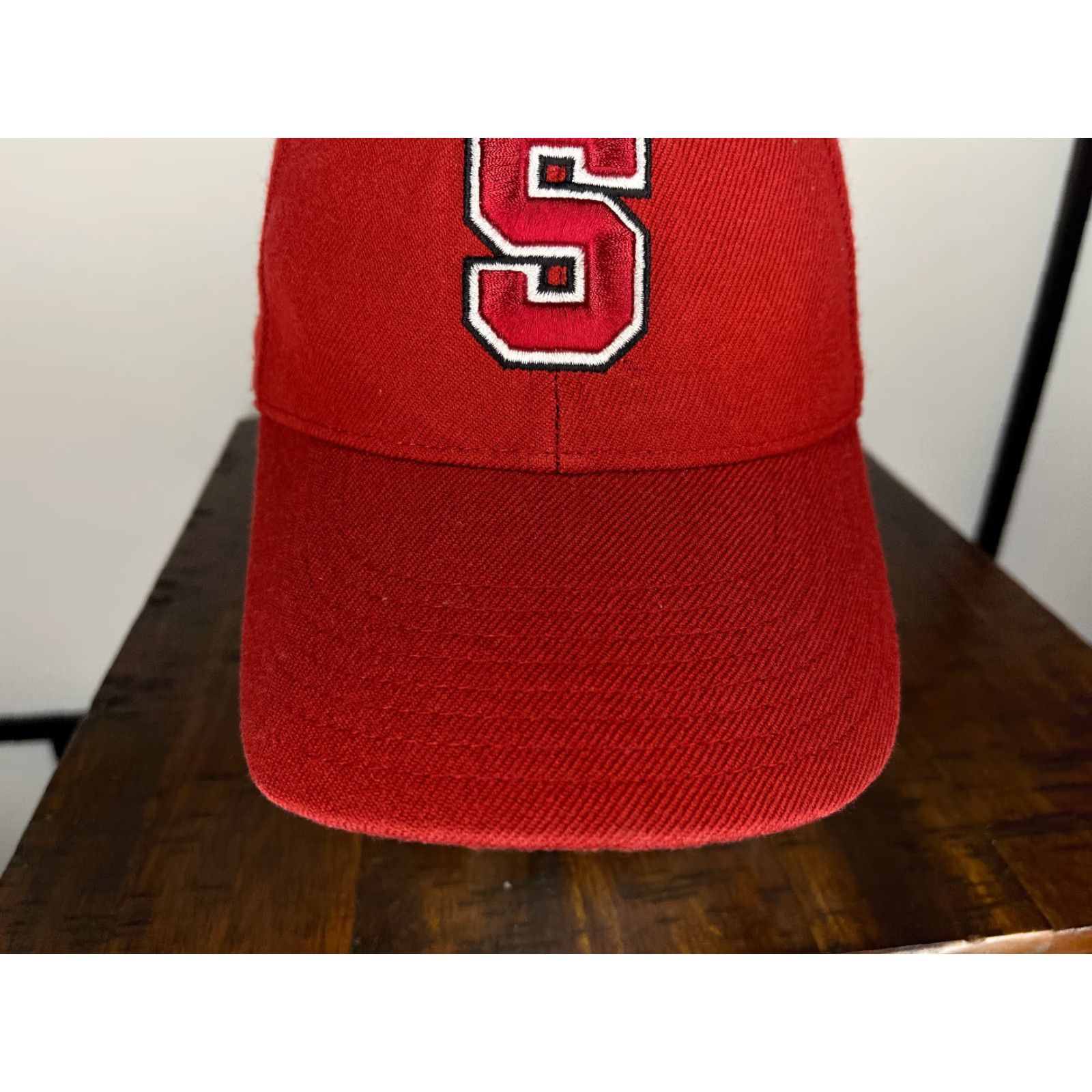 Nike VINTAGE Stanford Hat Cap Strap Back Adult OS Red Nike Baseball Cap Hats Unisex Adults OS Red 2004 Grand Open Roscoe Maples Pavilion Mens Size ONE SIZE - 3 Thumbnail