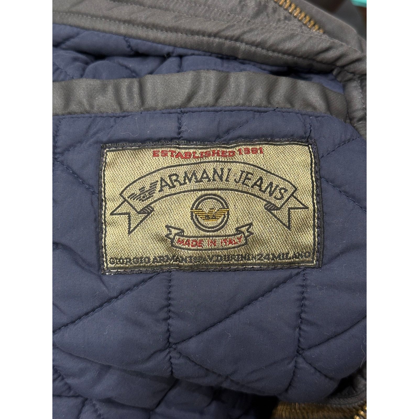 Giorgio Armani 1990s Emporio Armani aviator oversized bomber jacket Size US L / EU 52-54 / 3 - 11 Thumbnail