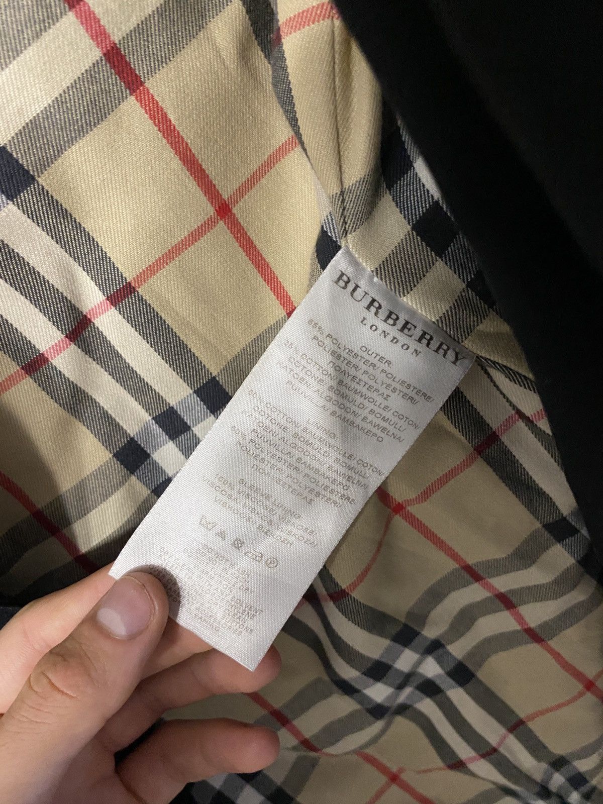 Burberry × Vintage Wonderful Black Burberry London luxury trench coat Size S / US 4 / IT 40 - 7 Thumbnail