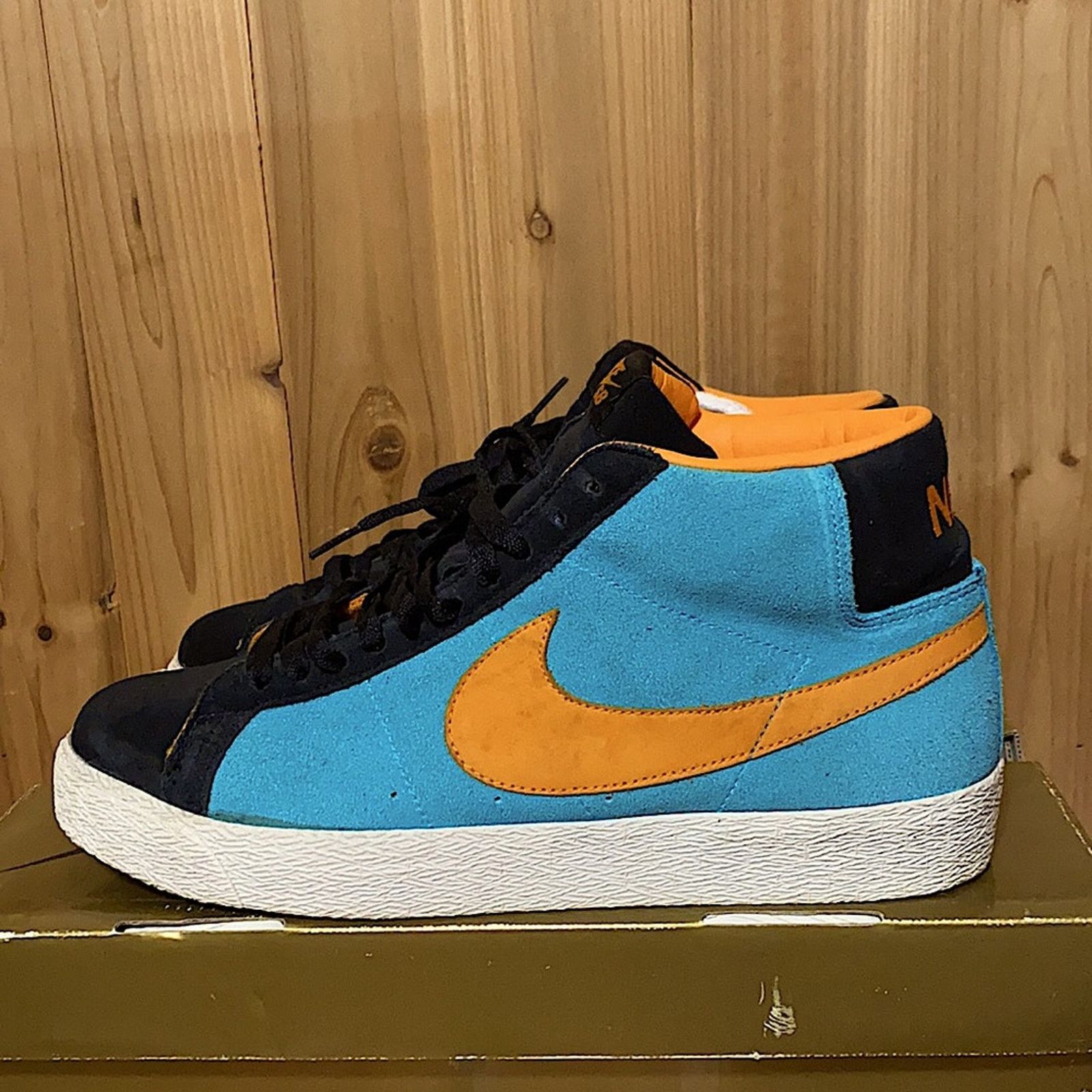 Nike 2007 Nike Blazer SB Chlorine Blue Bright Ceramic Size US 10.5 / EU 43-44 - 4 Thumbnail