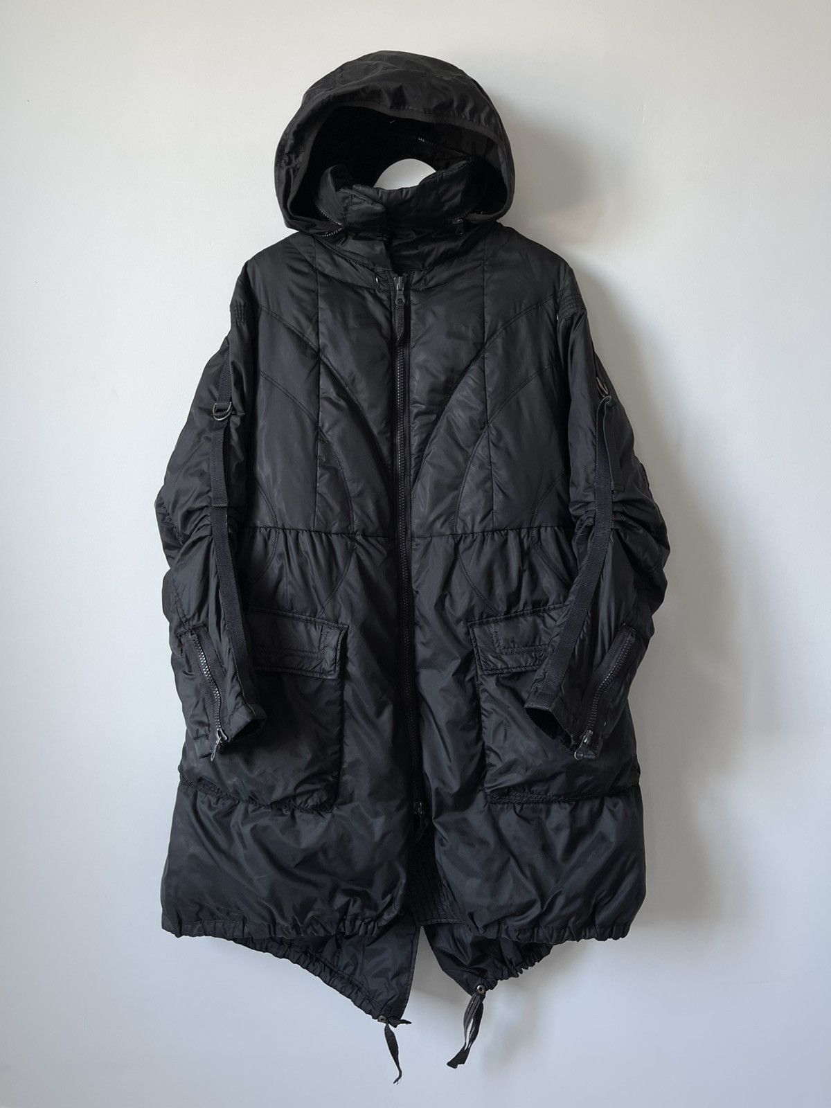 Marithe + Francois Girbaud Archive Marithe Francois Girbaud Bondage Puffer Jacket Coat Size L / US 10 / IT 46 - 1 Thumbnail