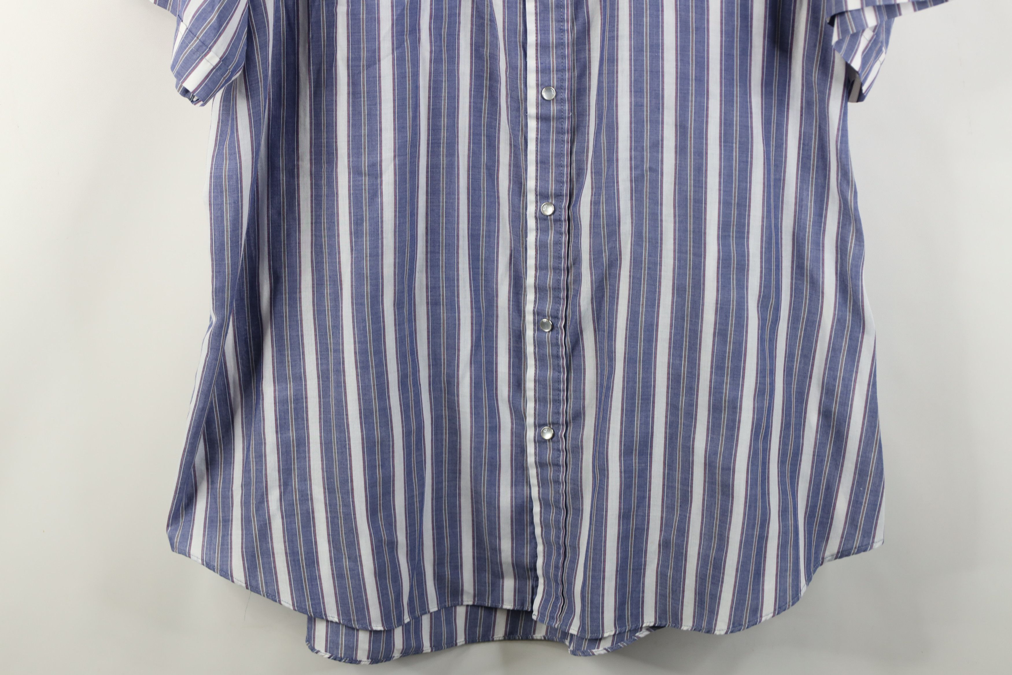 Vintage Vintage 90s Streetwear Rodeo Cowboy Striped Button Shirt Size US XXL / EU 58 / 5 - 3 Thumbnail