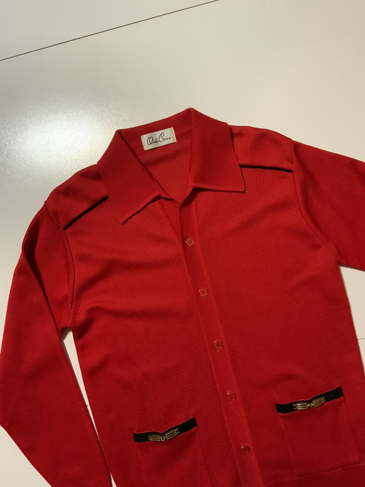 Vintage VTG 50s 60s Qida Crown Rockabilly Rat Pack Goodfellas Shirt Size US S / EU 44-46 / 1 - 3 Thumbnail