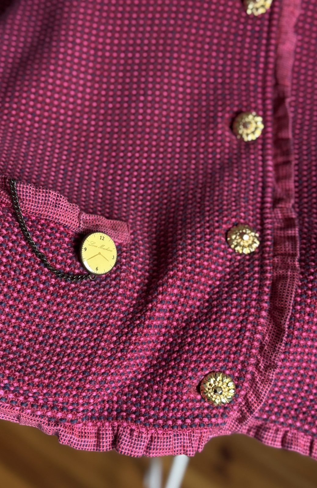 Moschino Love Moschino Pink Knit Cardigan Blazer Sweater Size XL / US 12-14 / IT 48-50 - 3 Thumbnail