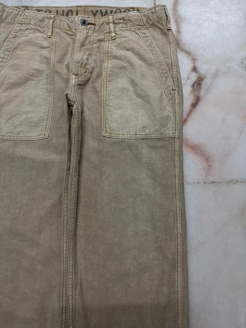Vintage 💥 Go To Hollywood Baker Pants 90s Sick Faded Y C C Logo Size US 30 / EU 46 - 5 Thumbnail
