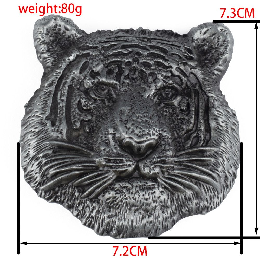 Designer Tiger Crazy Vintage Belt Riveted Belts Menswear Accessories Size ONE SIZE - 3 Thumbnail
