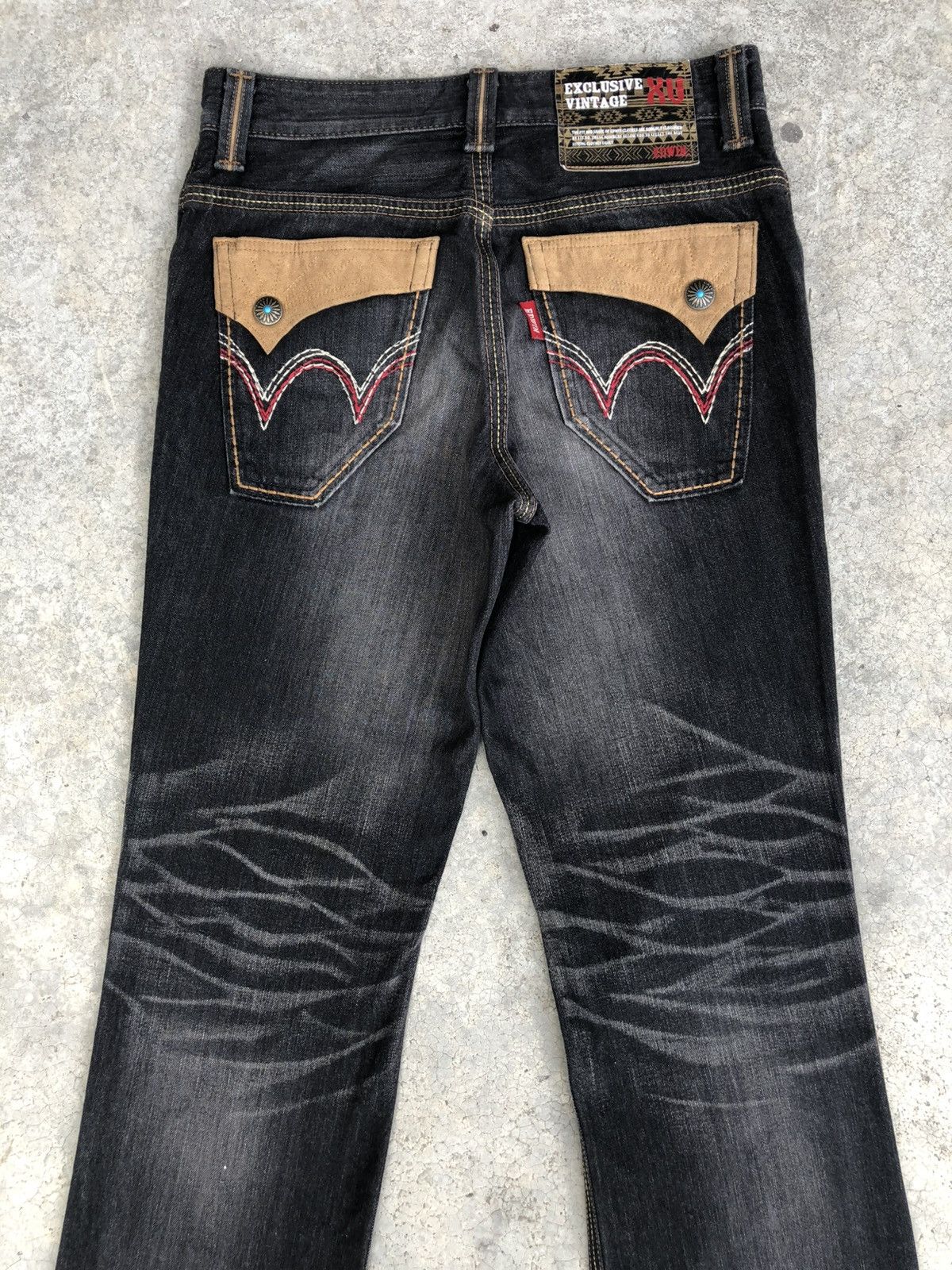 If Six Was Nine Japanese Edwin Flared Jeans Distressed Jeans Size US 32 / EU 48 - 8 Thumbnail