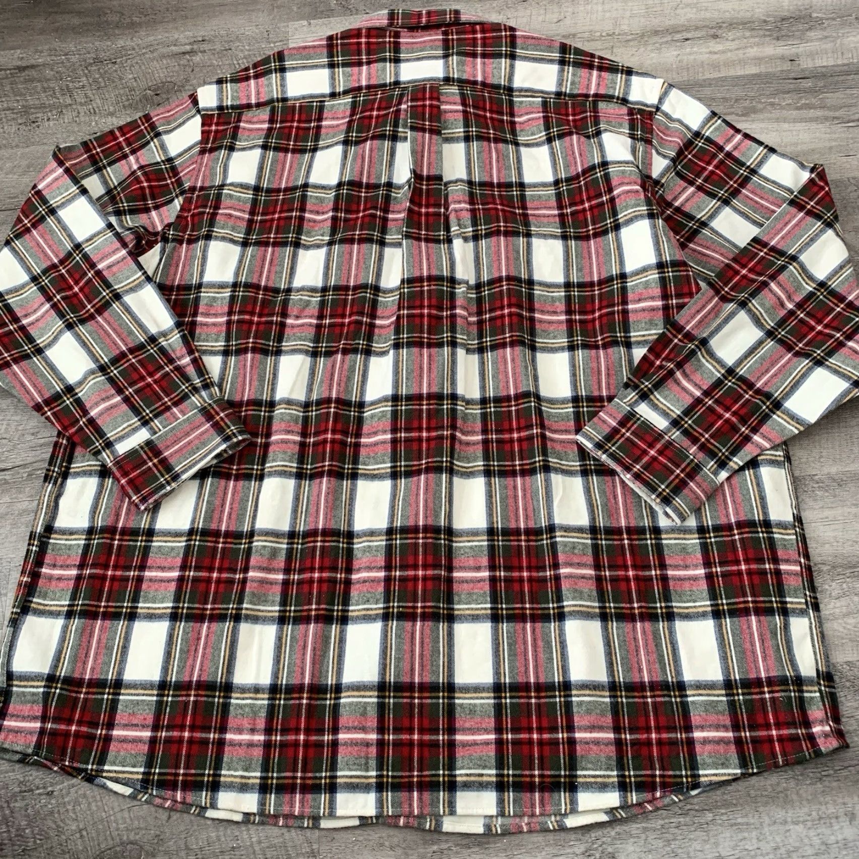 Roundtree & Yorke Roundtree & Yorke Portuguese Flannel Shirt Mens 3XLT Soft Blue Plaid Casual Button-Up 100% Cotton Size US XXL / EU 58 / 5 - 5 Thumbnail