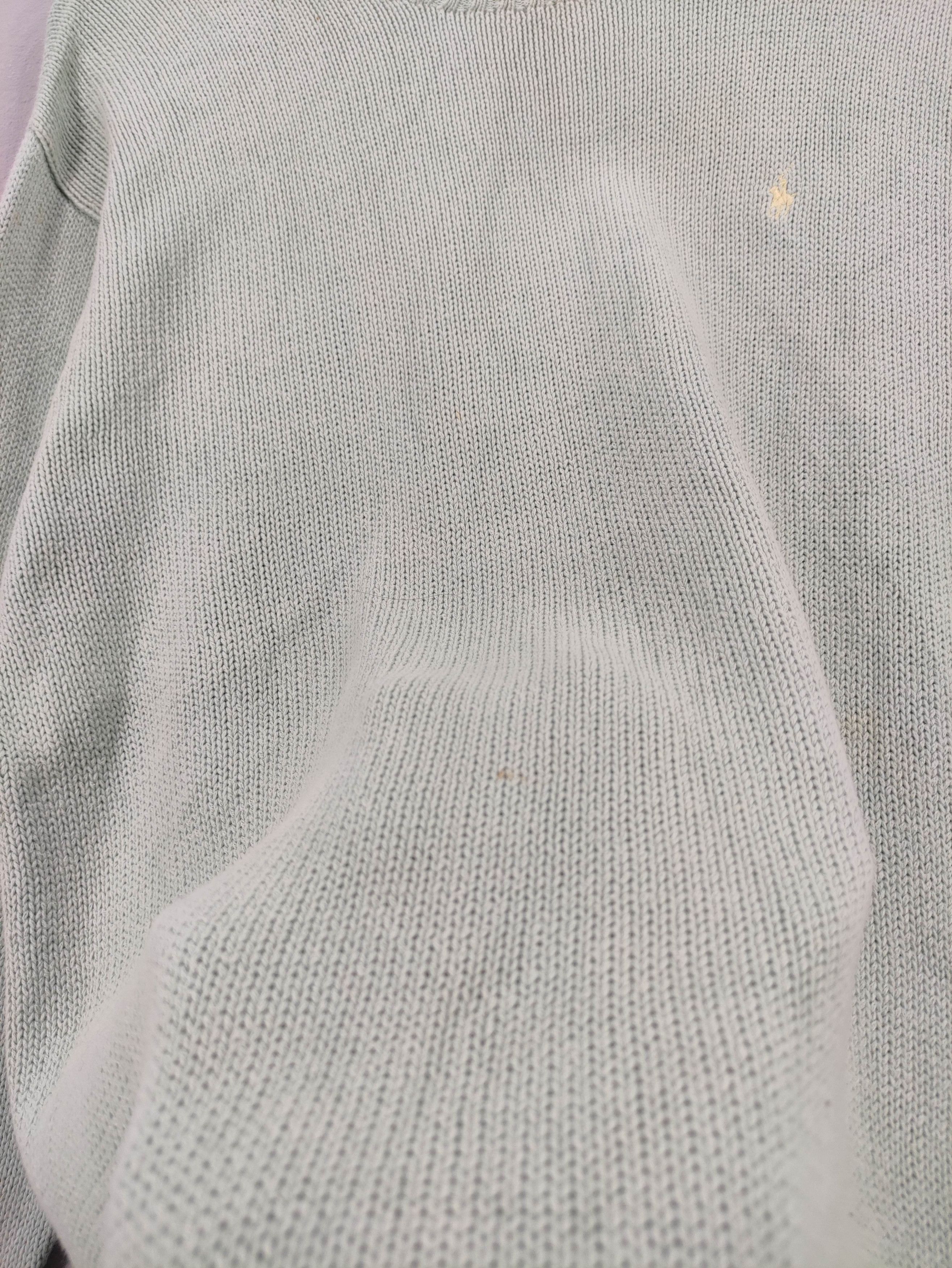 Vintage Vintage Polo Ralph Lauren Cotton Sweater Jumper Size US M / EU 48-50 / 2 - 2 Thumbnail