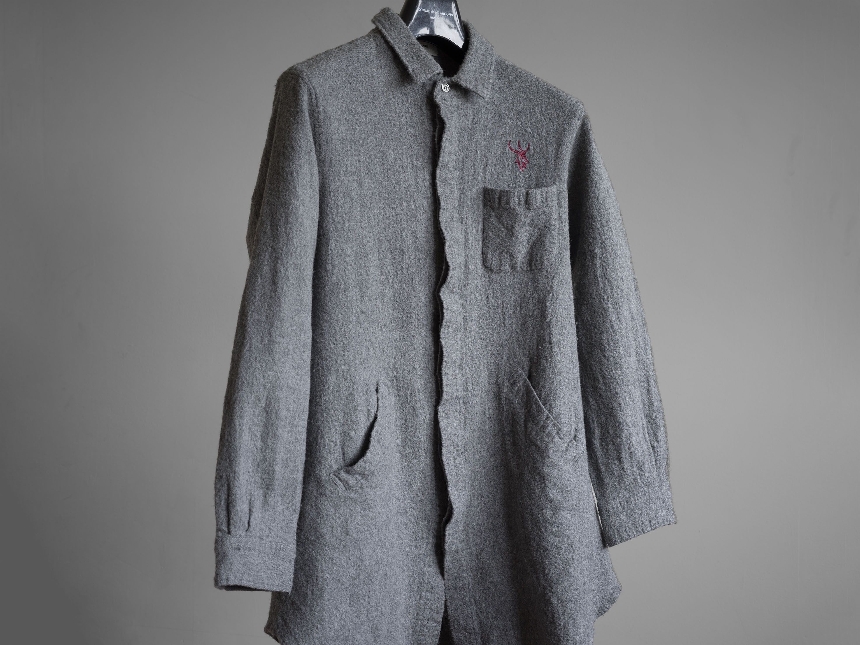 AW2011 UNDERCOVER LONG BOILED WOOL SHIRT