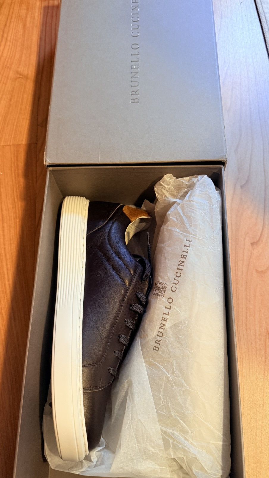 Brunello Cucinelli Brunello Cucinelli Leather Sneakers Size US 9 / EU 42 - 8 Thumbnail