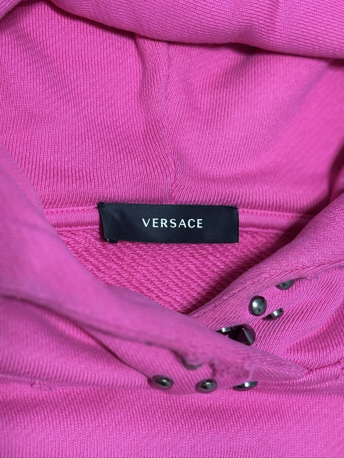 Versace Versace Studded Logo Hoodie Size US L / EU 52-54 / 3 - 6 Thumbnail