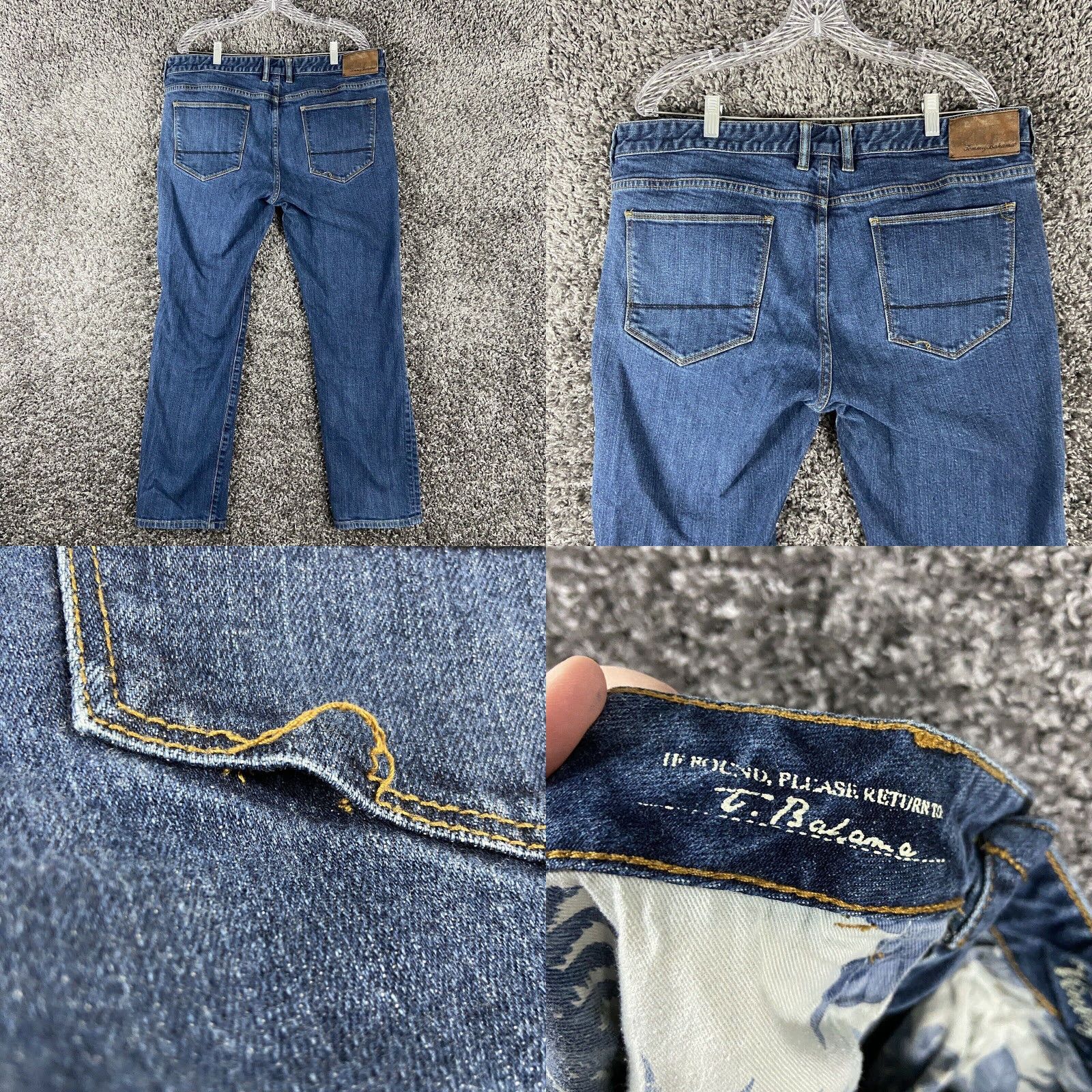 Tommy Bahama VINTAGE Tommy Bahama Blue Straight Jeans Men's 38x32 Regular Mens Size US 38 / EU 54 - 8 Thumbnail