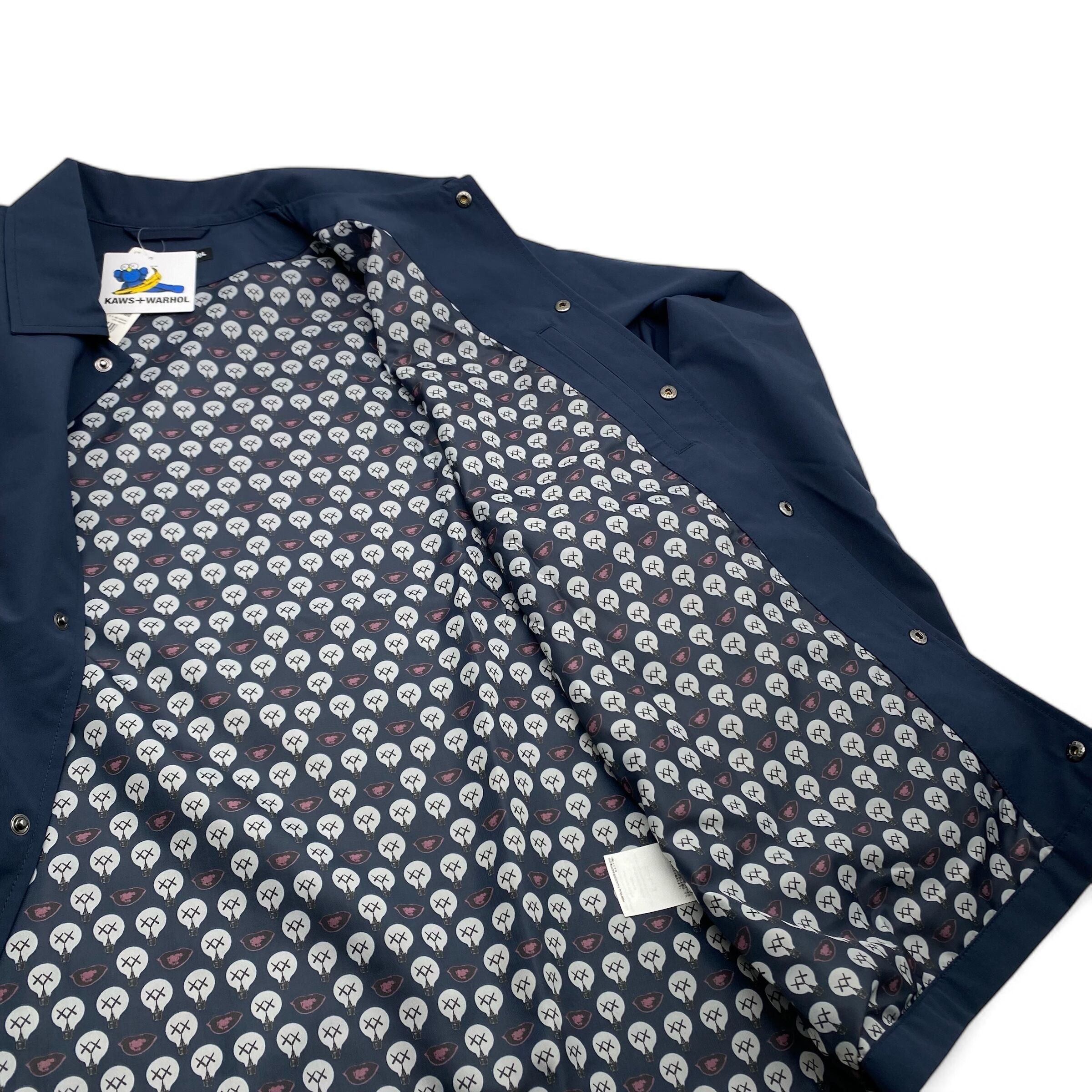 Andy Warhol × Kaws × Uniqlo KAWS + Warhol Coach Jacket Navy Size US XL / EU 56 / 4 - 4 Thumbnail