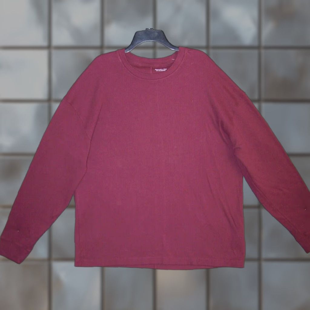 VINTAGE Abercrombie Fitch Thermal Shirt Mens Adult XXL Woven