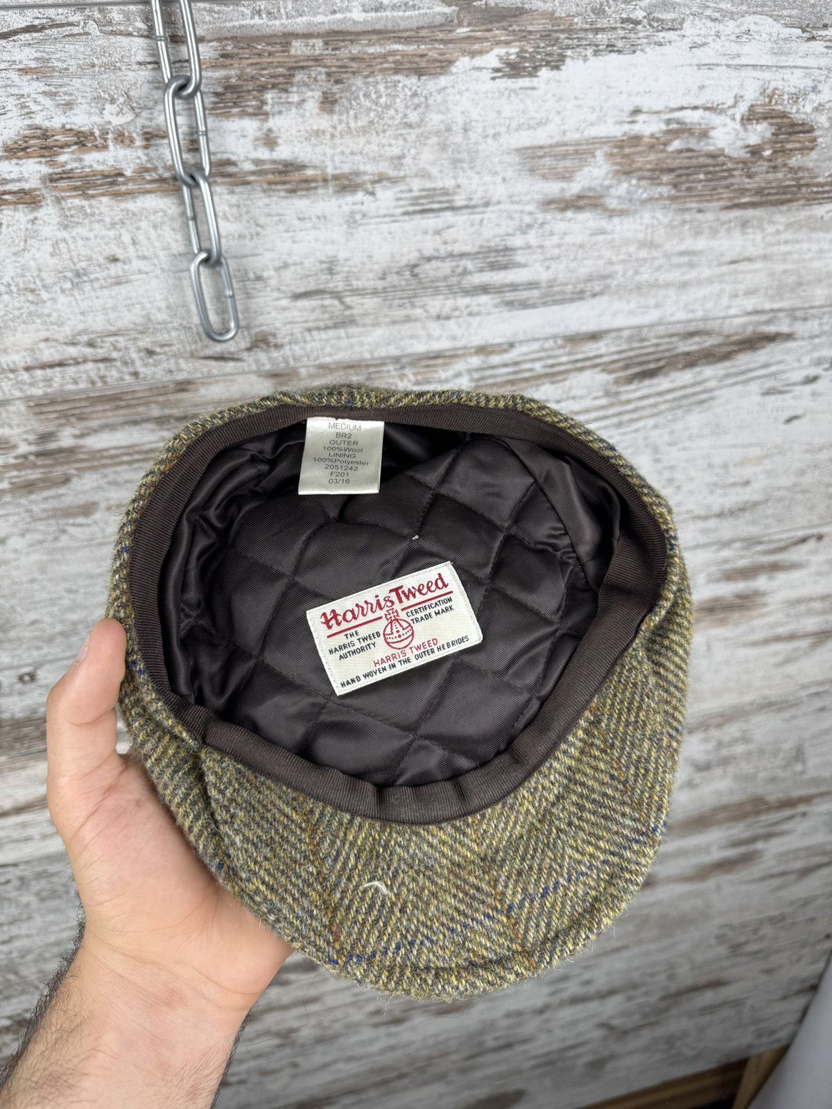 Harris Tweed Mens vintage Harris Tweed cap hats berets wool Size ONE SIZE - 6 Thumbnail
