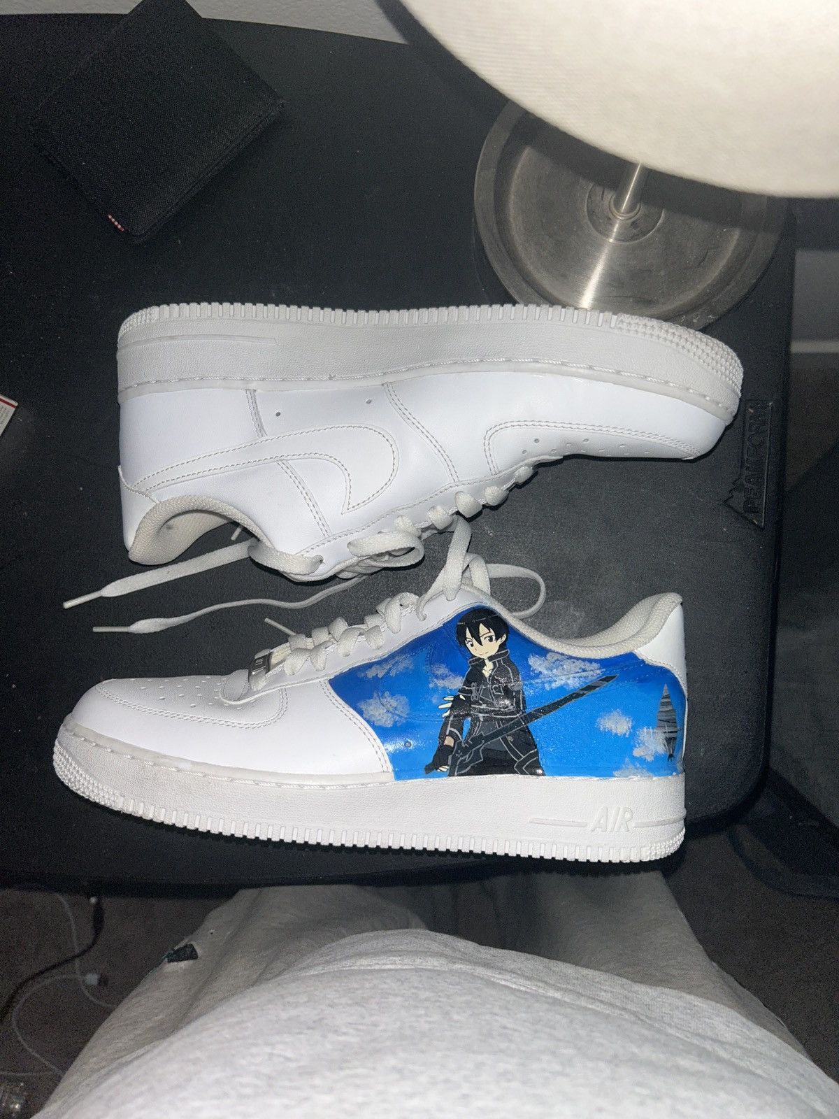 Nike Sword Art Online Nike Air Force Ones Size US 9.5 / EU 42-43 - 1 Thumbnail