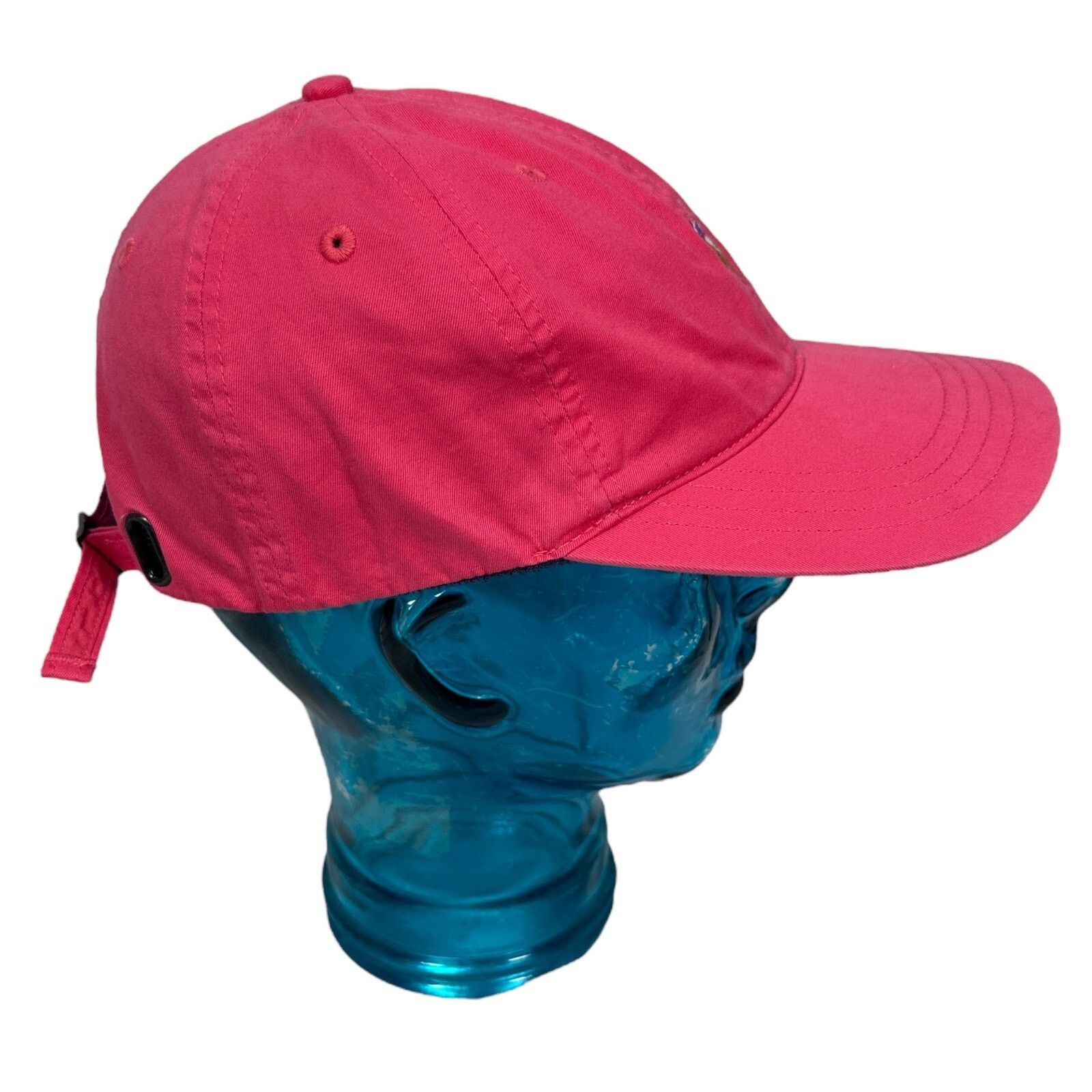 Polo Ralph Lauren Vintage Polo Ralph Lauren Dad Strapback Hat Pink Size ONE SIZE - 3 Thumbnail