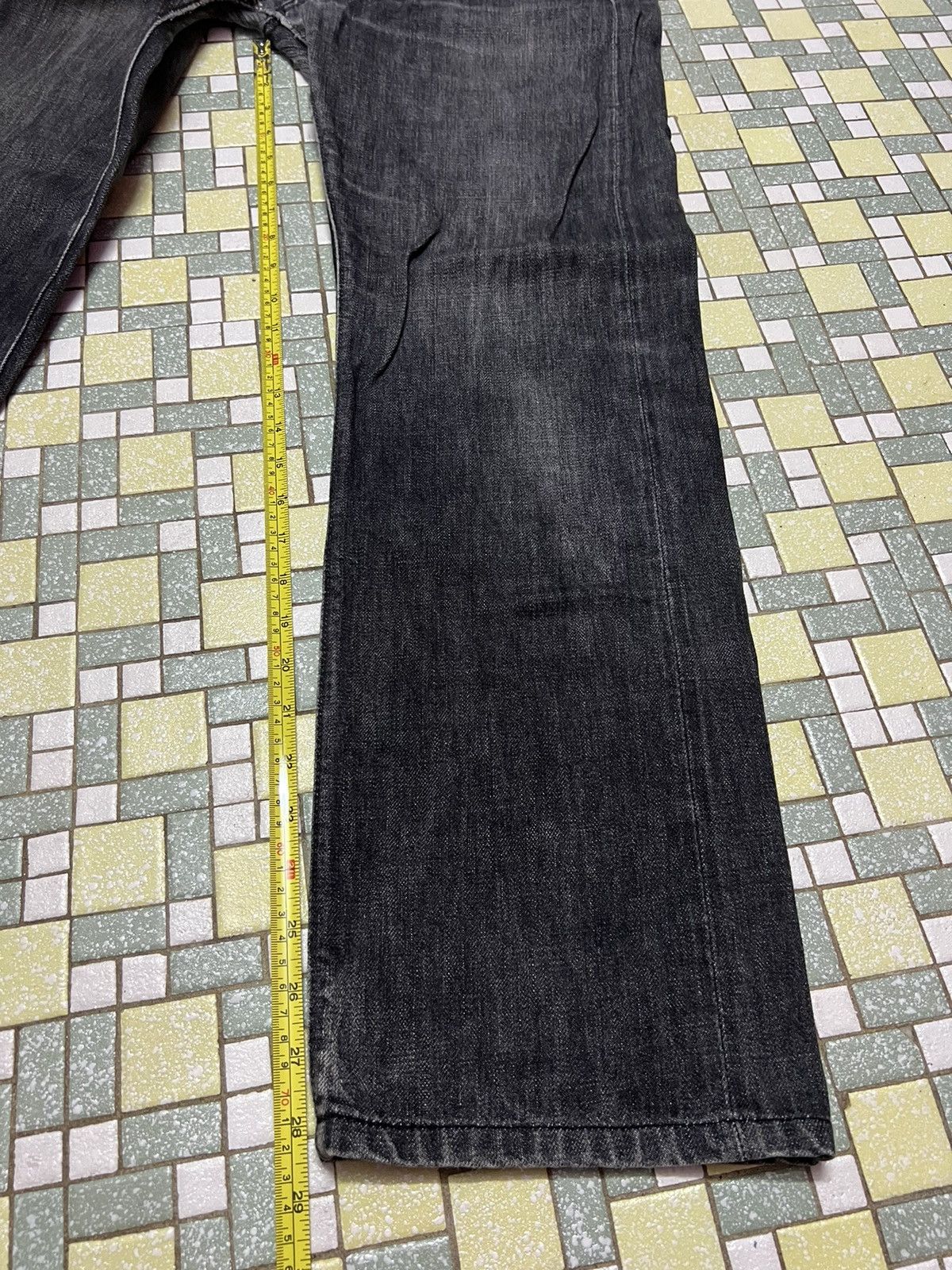Full Count & Co. Black Faded Full Count Co. Ltd Osaka Selvedge Denim Jeans Size US 30 / EU 46 - 17 Thumbnail