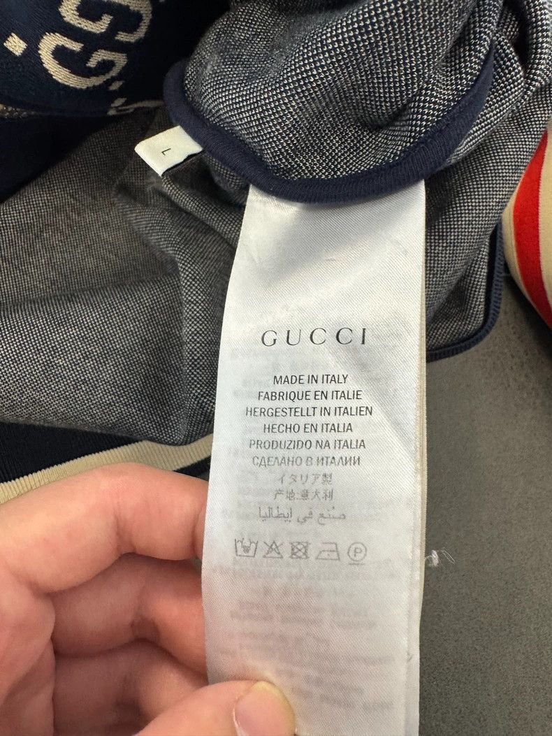 Gucci Gucci Classic full-print double G blue school uniform jack Size US L / EU 52-54 / 3 - 4 Thumbnail