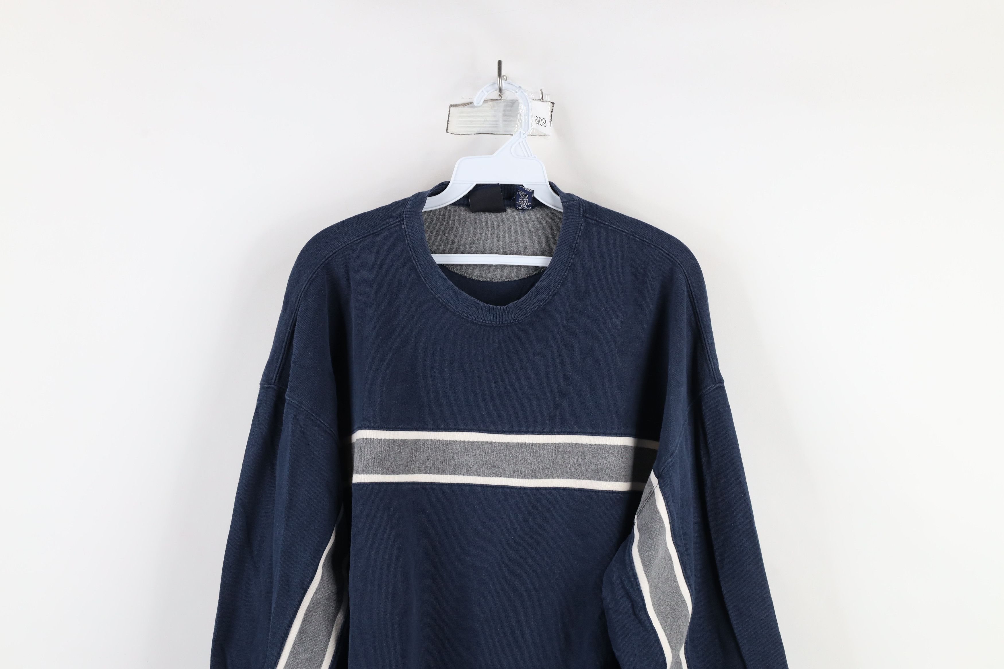 Gap × Vintage Vintage 90s Gap Block Heavy Ribbed Knit Long Sleeve T-Shirt Size US XXL / EU 58 / 5 - 2 Thumbnail