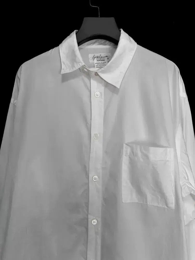 Yohji Yamamoto Yohji Yamamoto 80s Unevenness Neck Shirt-2505 Size US M / EU 48-50 / 2 - 2 Thumbnail