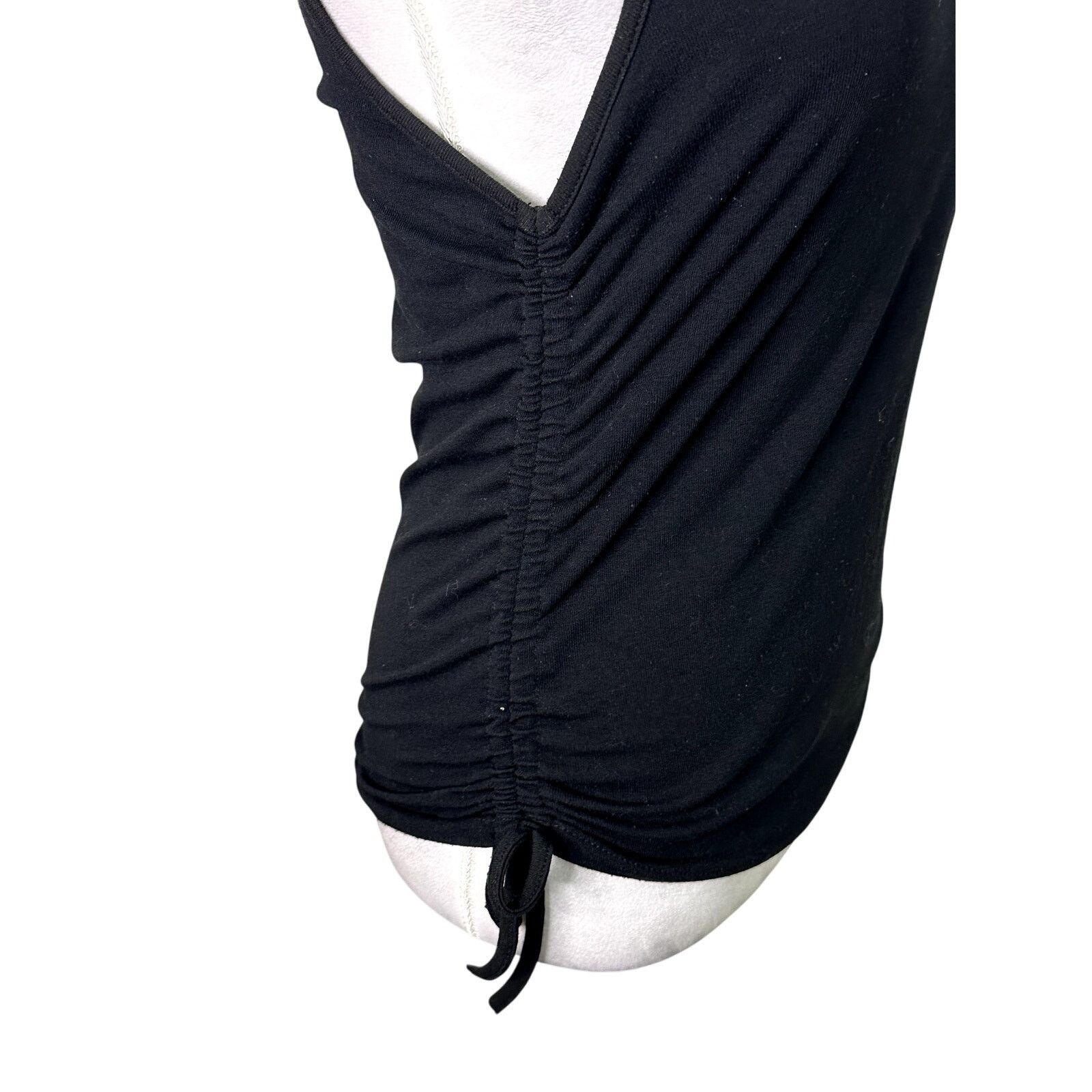 Other 4th & Reckless Annoushka Tank Top Ruched Side Black W L NWOT Size L / US 10 / IT 46 - 6 Thumbnail