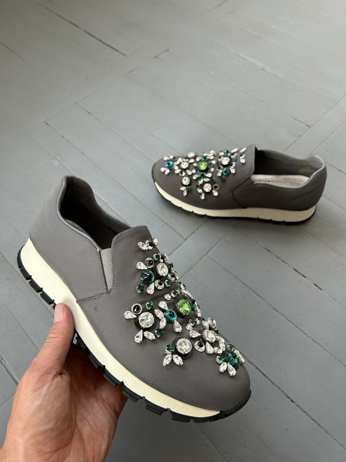 Prada Prada low top sneakers loafers Size US 9 / IT 39 - 3 Thumbnail