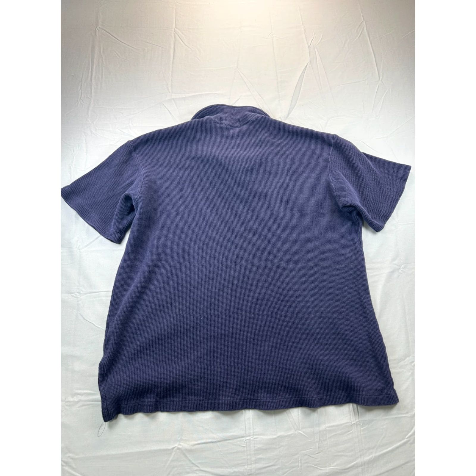 Polo Ralph Lauren Polo Ralph Lauren Polo Shirt Mens XL Navy Waffle Knit Thermal US 67 Blue Size US XL / EU 56 / 4 - 3 Thumbnail