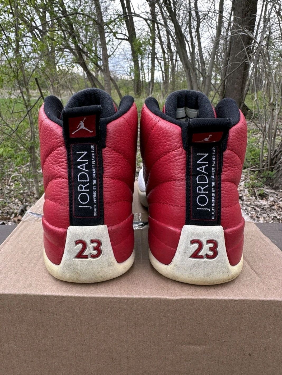 Jordan Brand Nike Air Jordan Retro 12 Alternate Gym Red Size 12 Men Size US 12 / EU 45 - 5 Thumbnail