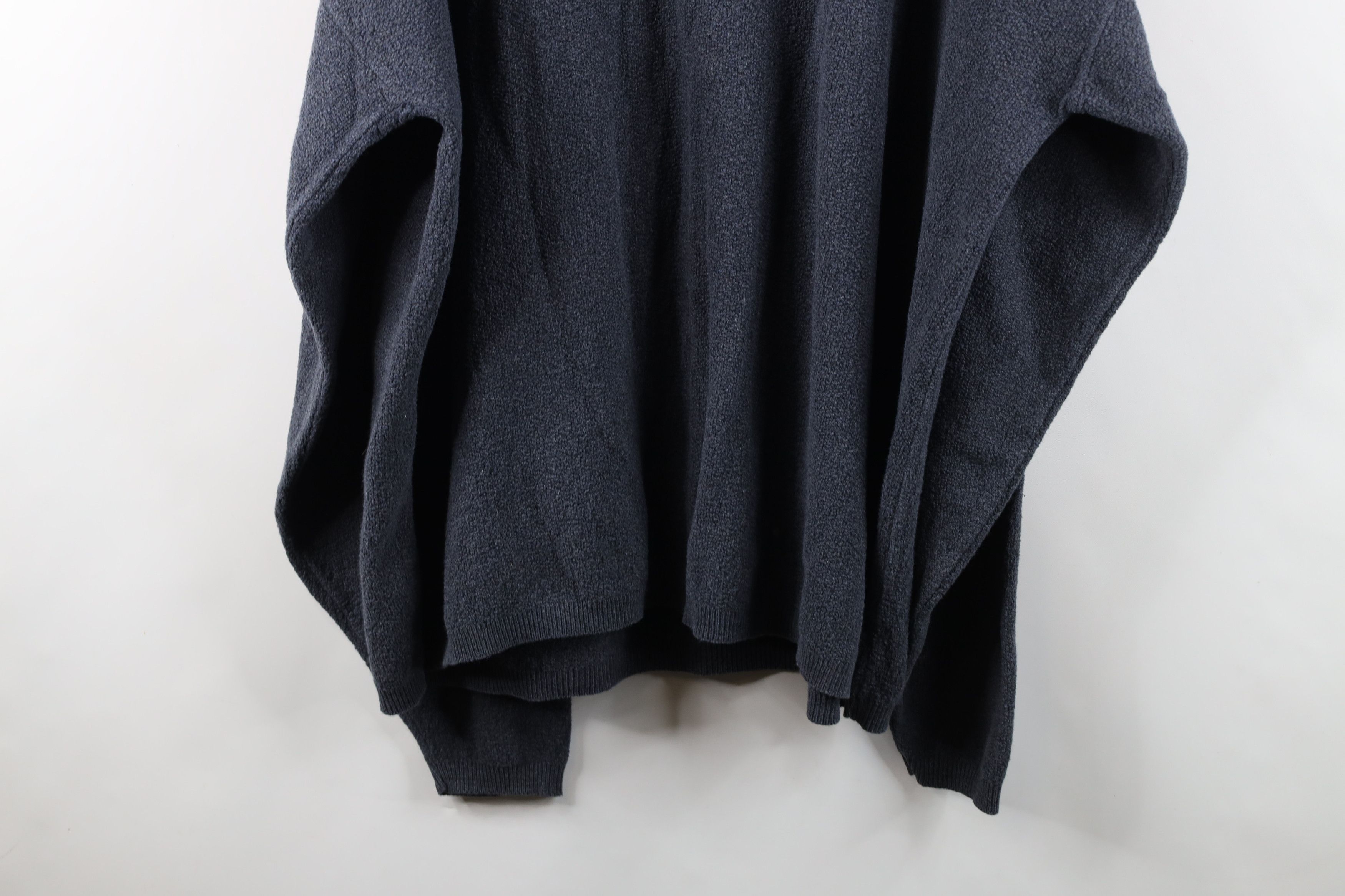 Vintage Vintage 90s Streetwear Marled Knit Sweater Steel Blue USA Size US XXL / EU 58 / 5 - 11 Thumbnail