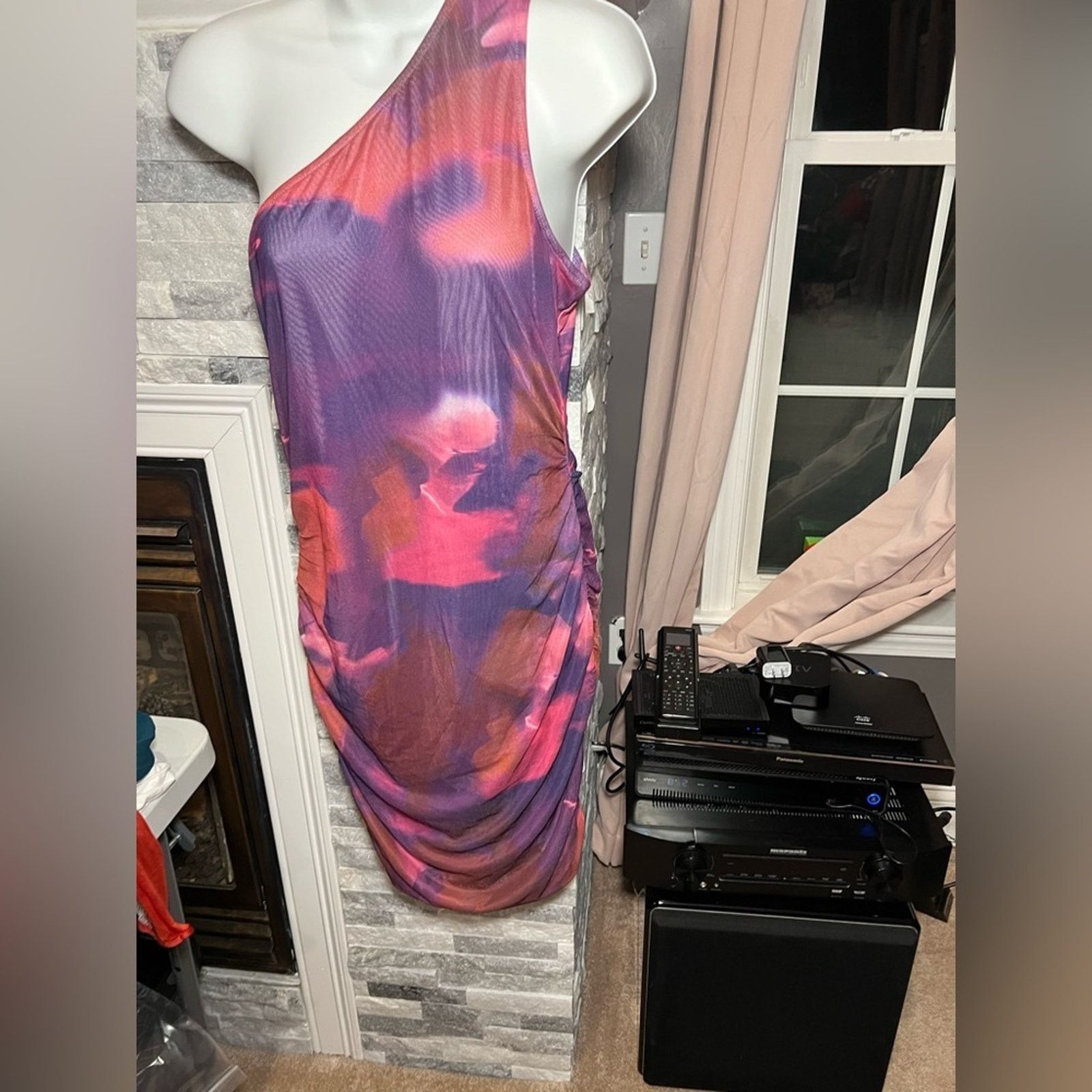 & Other Stories Merokeety Women’s Tie-Dye Bodycon Cami Dress – Size L (NWT) Size L / US 10 / IT 46 - 5 Thumbnail