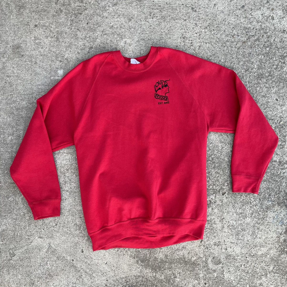 Russell Athletic Vintage Russel Athletic Loui’s Barbers Sweatshirt Y2K 90s Size US L / EU 52-54 / 3 - 1 Thumbnail
