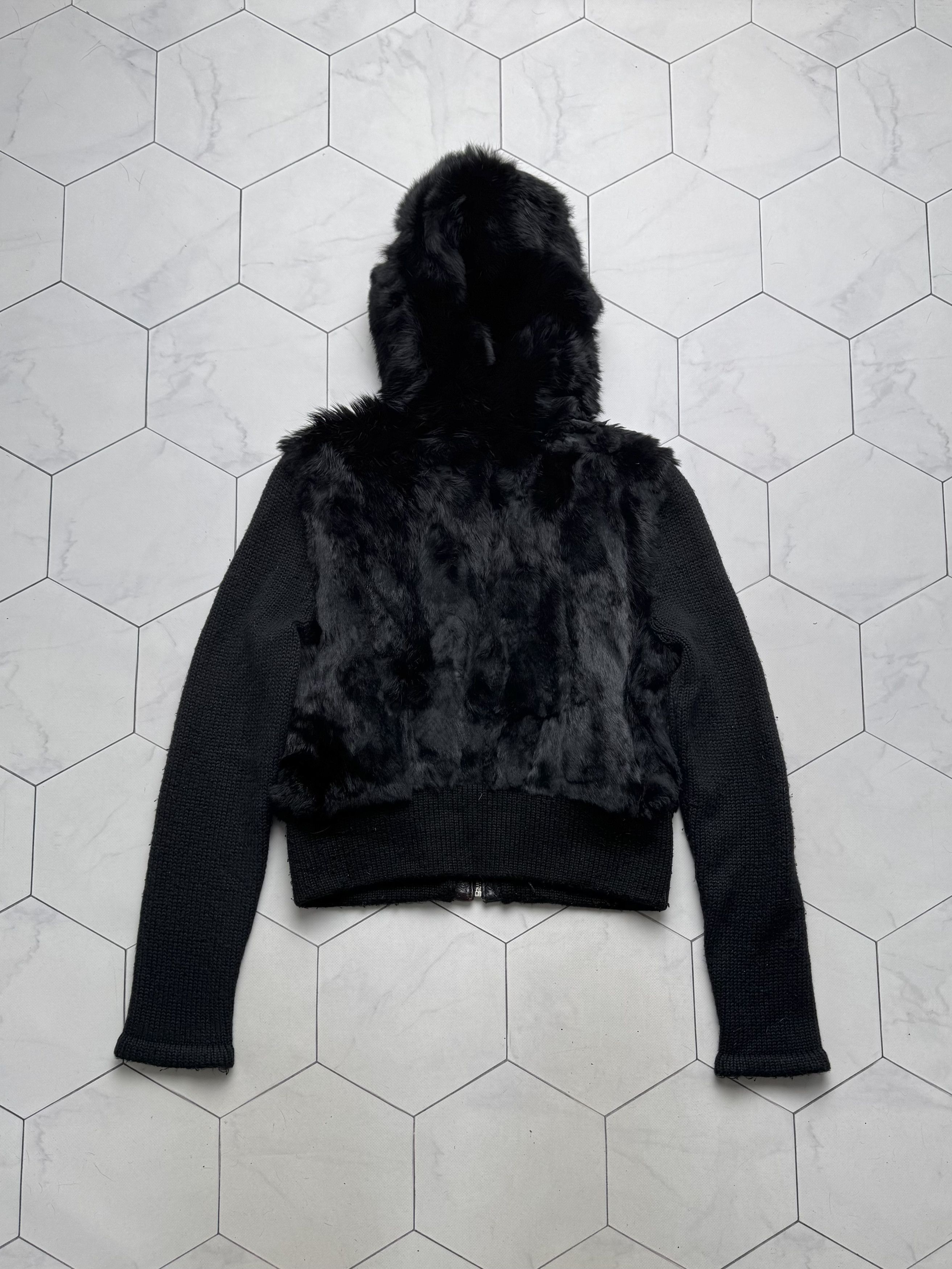 Japanese Brand Vintage Real Fur Hybrid Cropped Jacket D15E2 Size S / US 4 / IT 40 - 12 Thumbnail