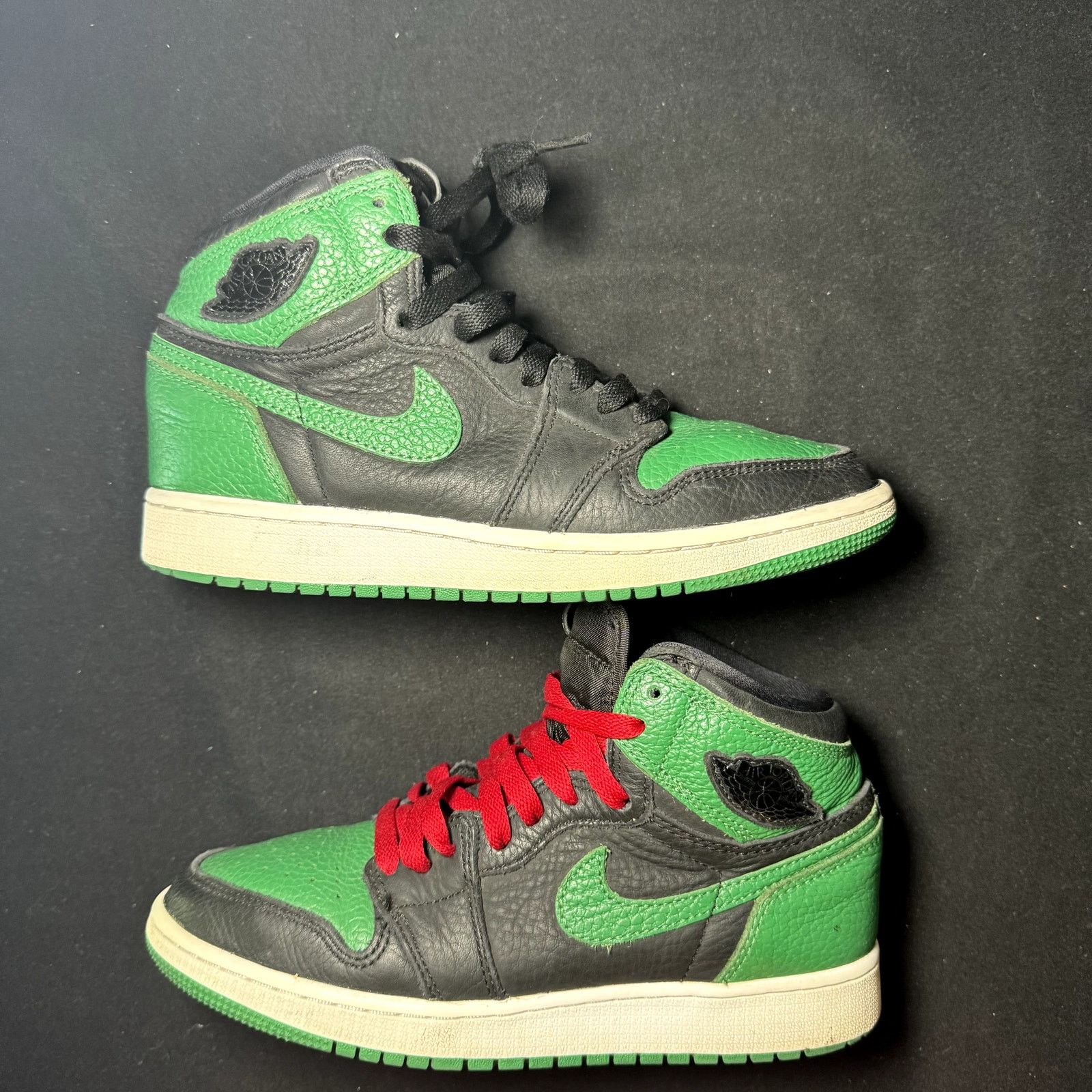Jordan Brand × Nike Size 5 - Nike Air Jordan 1 Retro High OG GS Pine Green 2.0 Size US 5 / EU 37 - 2 Thumbnail