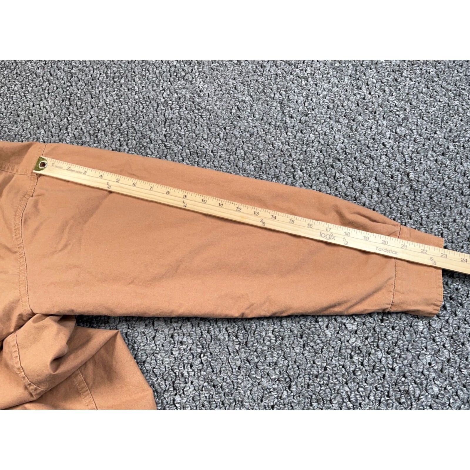 Route 66 Workwear Fleece Lined Shirt Jacket Adult Medium Tan Brown Shacket Plaid Lining Size US M / EU 48-50 / 2 - 7 Thumbnail