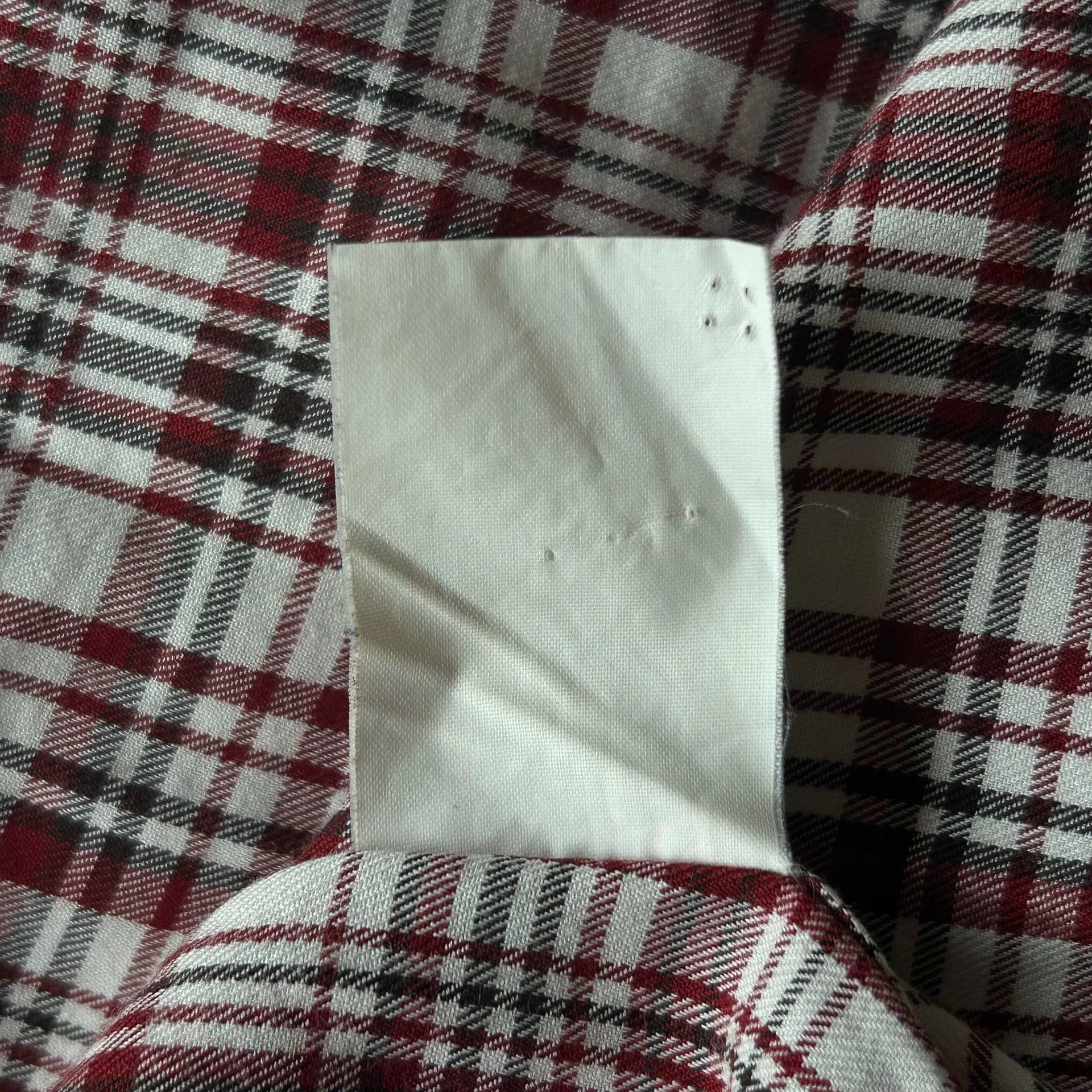 Yohji Yamamoto Yohji Yamamoto 90s Y's Men RWB Tartan Cotton Shirt Jkt Size US M / EU 48-50 / 2 - 7 Thumbnail